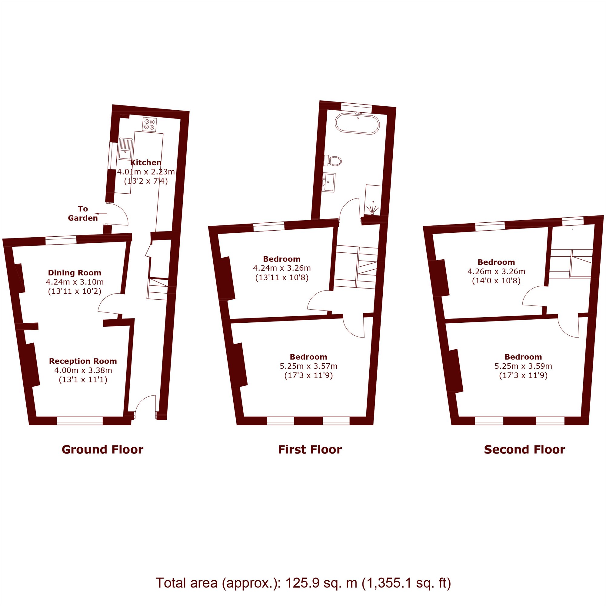 82, Gifford Street, London floorplan