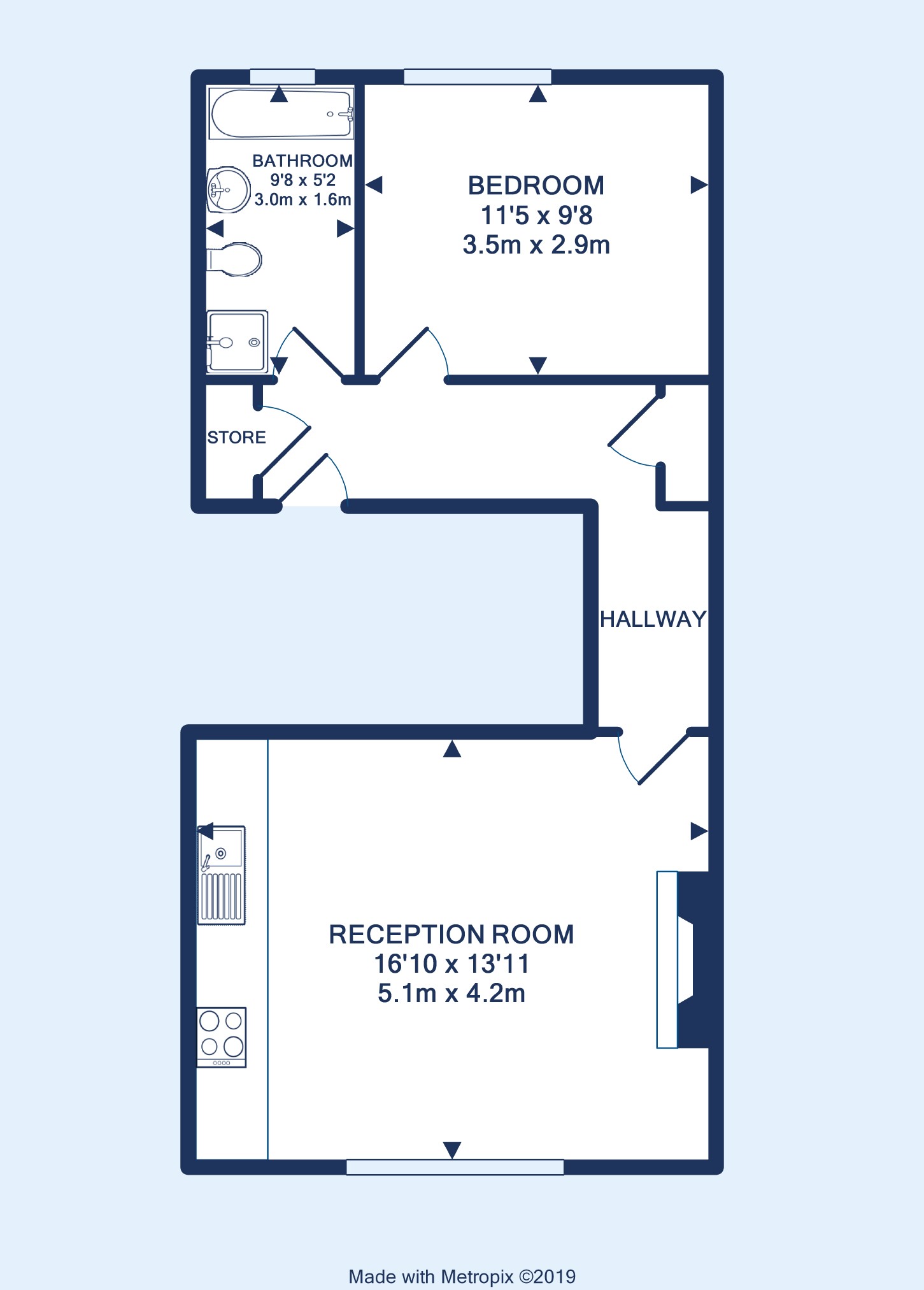 1 Bedrooms Flat for sale in Eastfield Road, Cotham, Bristol BS6