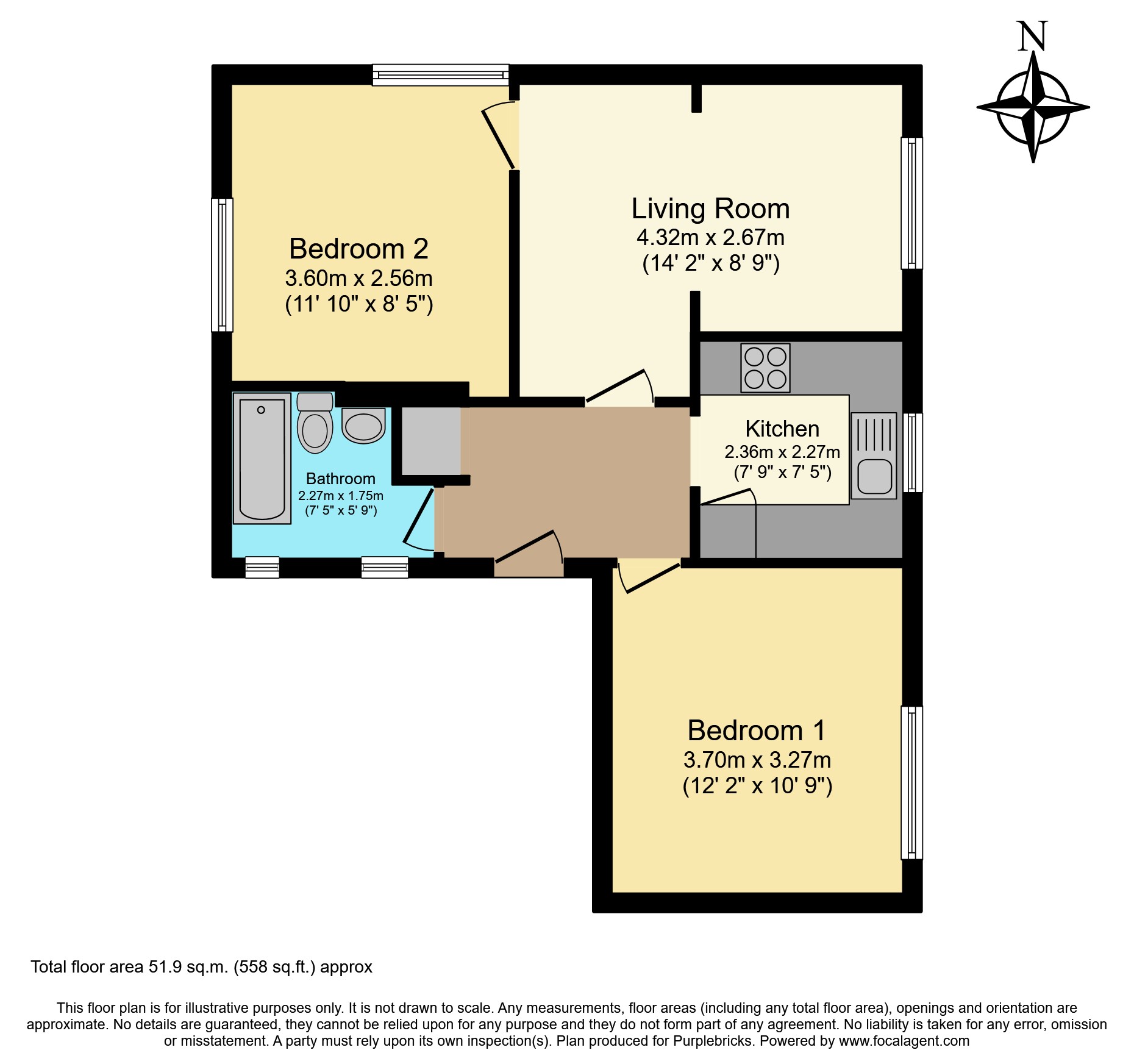 Valley Road, Nottingham NG9, 2 bedroom flat for sale 62486531