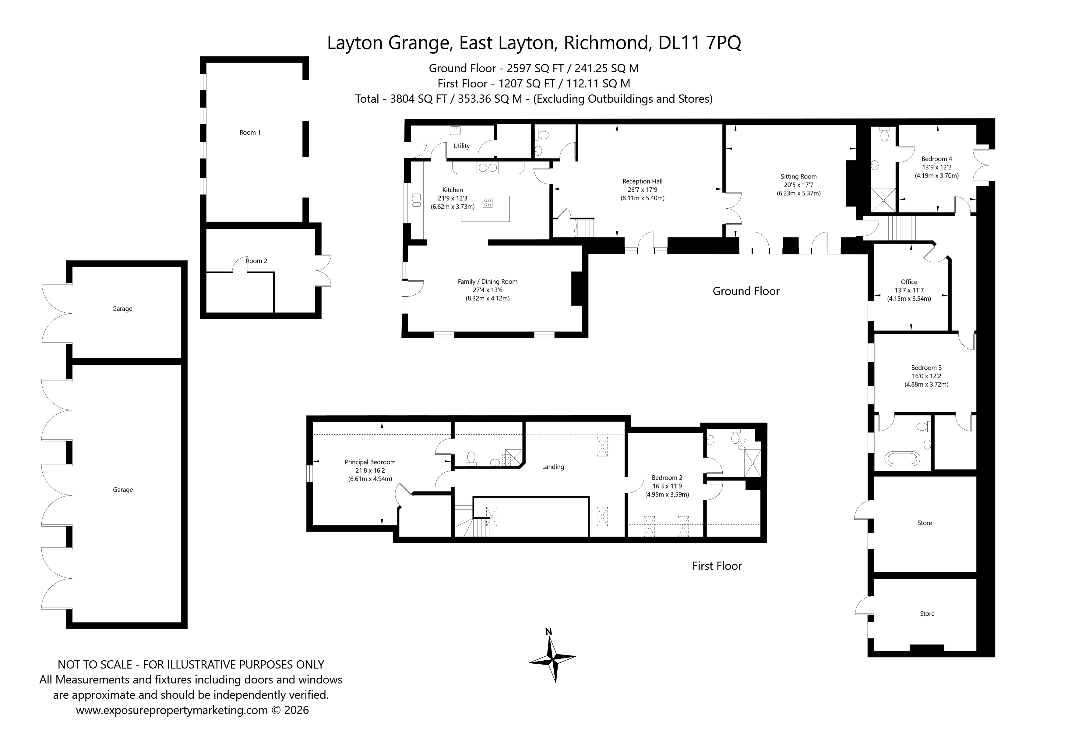 Layton Grange,, East Layton, North Yorkshire floorplan