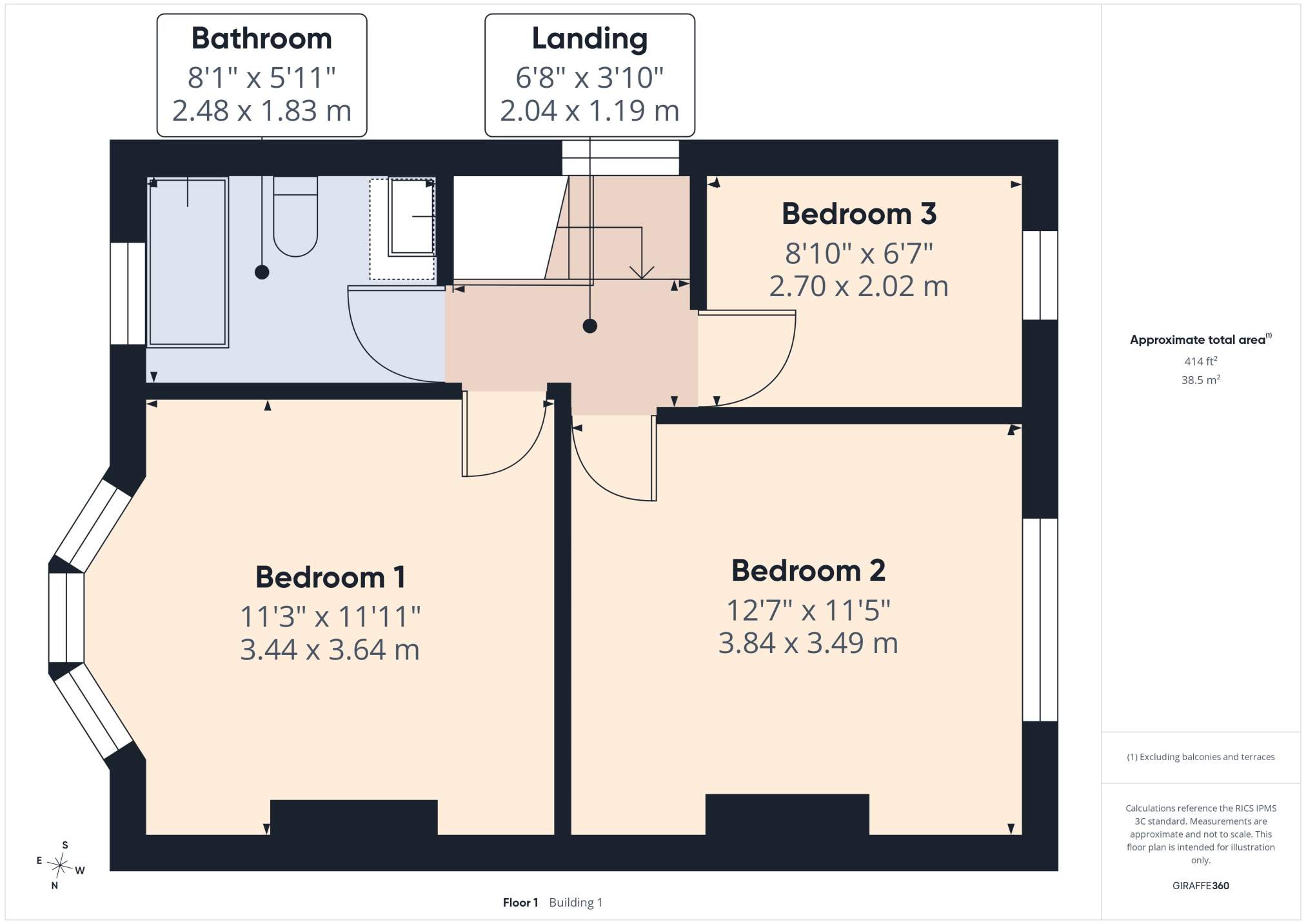 25, Homelands Road, Rhiwbina floorplan