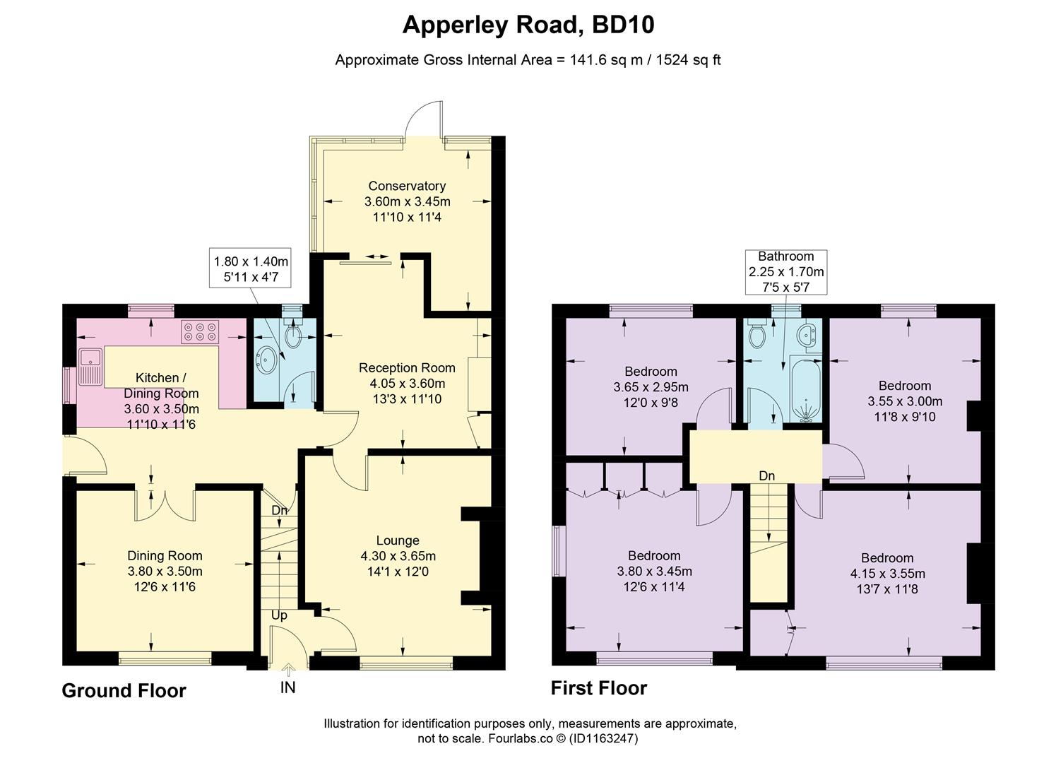 One Hundred and Four, Apperley Road, Bradford floorplan