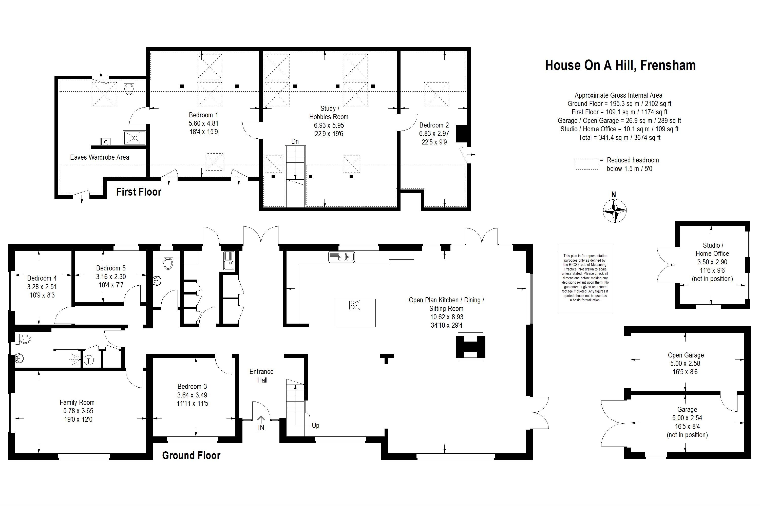 5 Bedrooms Detached house for sale in Frensham, Farnham GU10