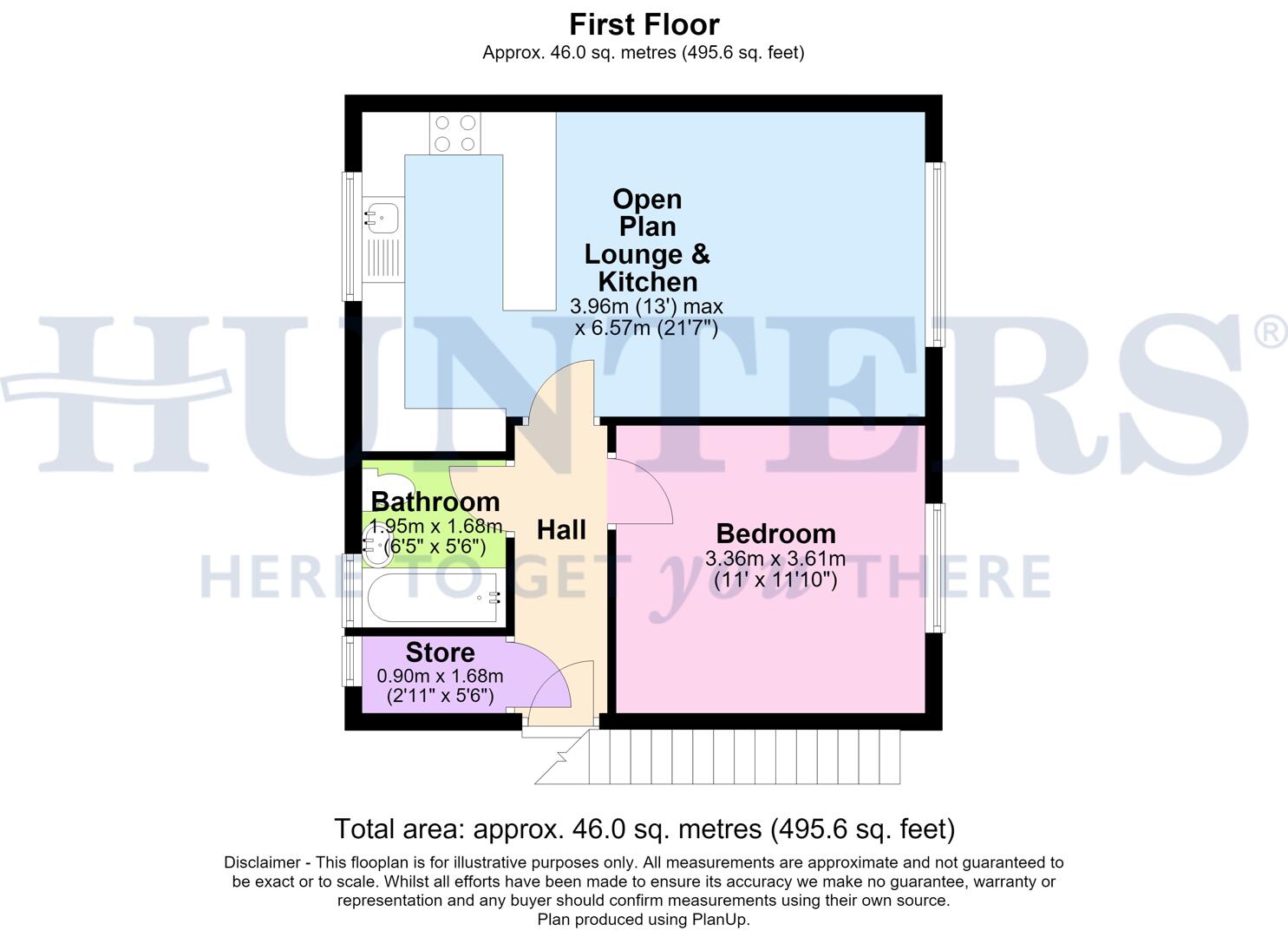 20A, Clarkson Close, Manchester floorplan