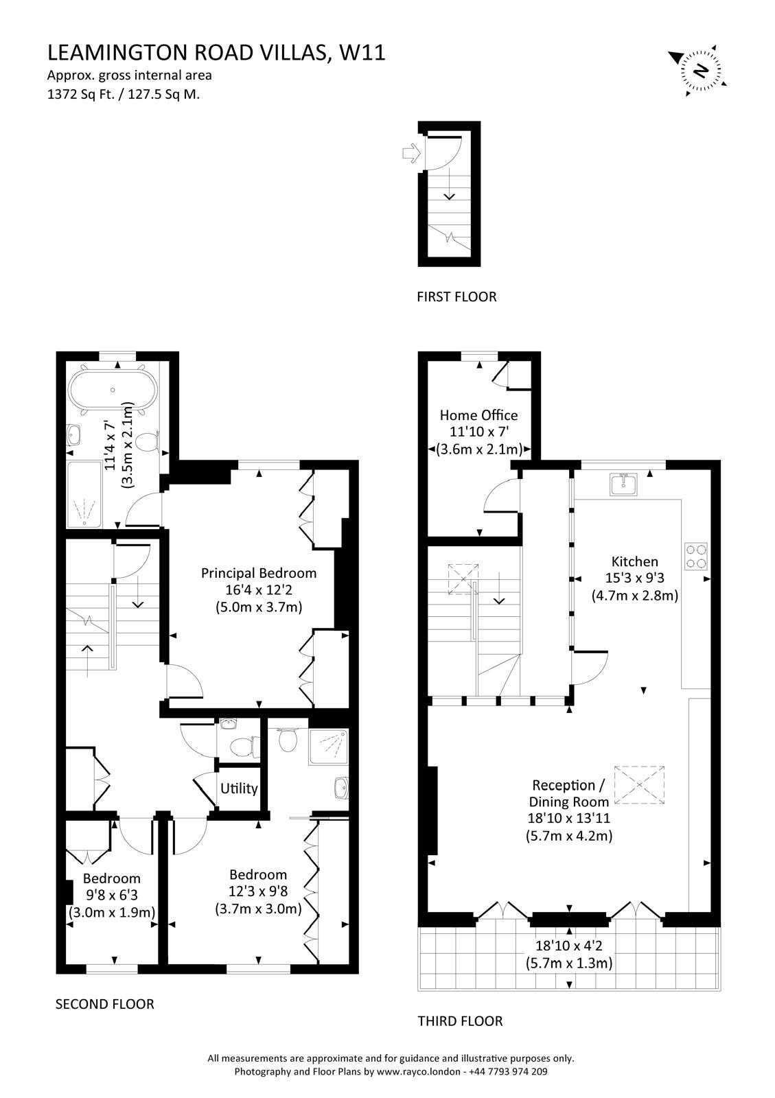 Flat D, 3, Leamington Road Villas, London floorplan