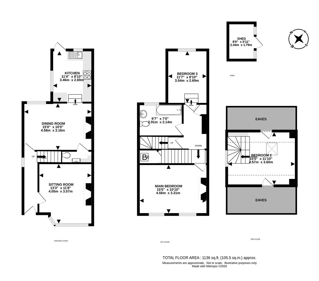 23, Duffield Road, Walton On The Hill floorplan