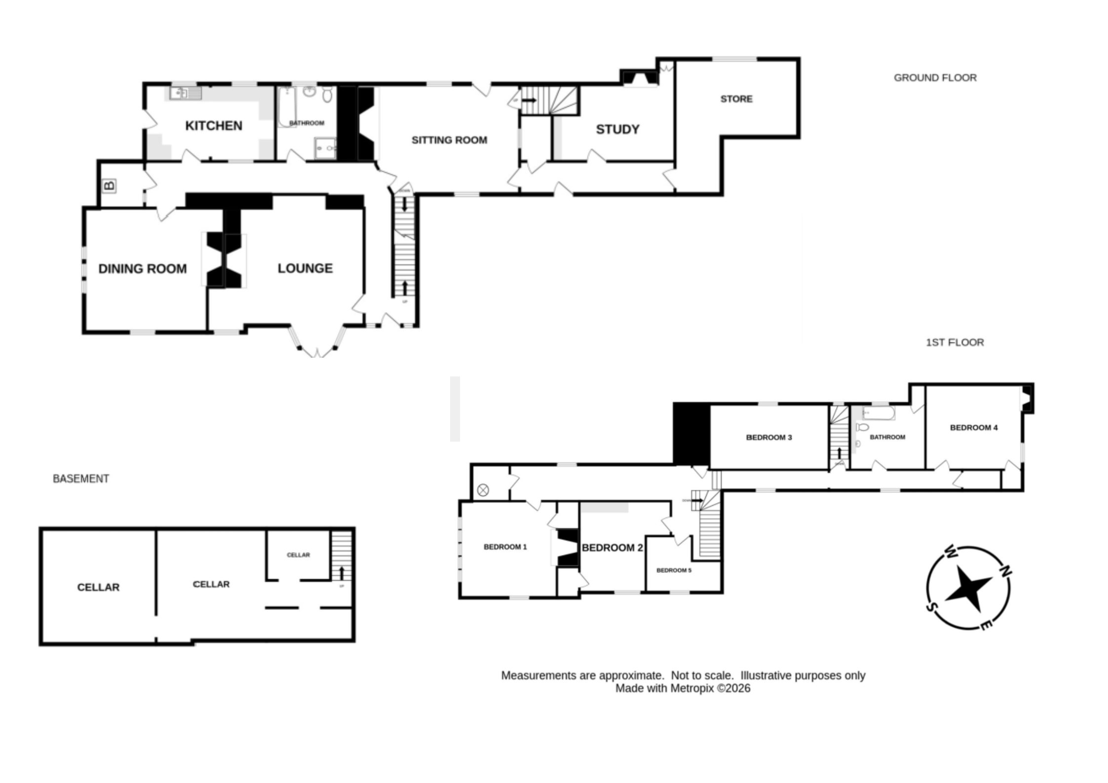 Dorewards Hall, Braintree floorplan