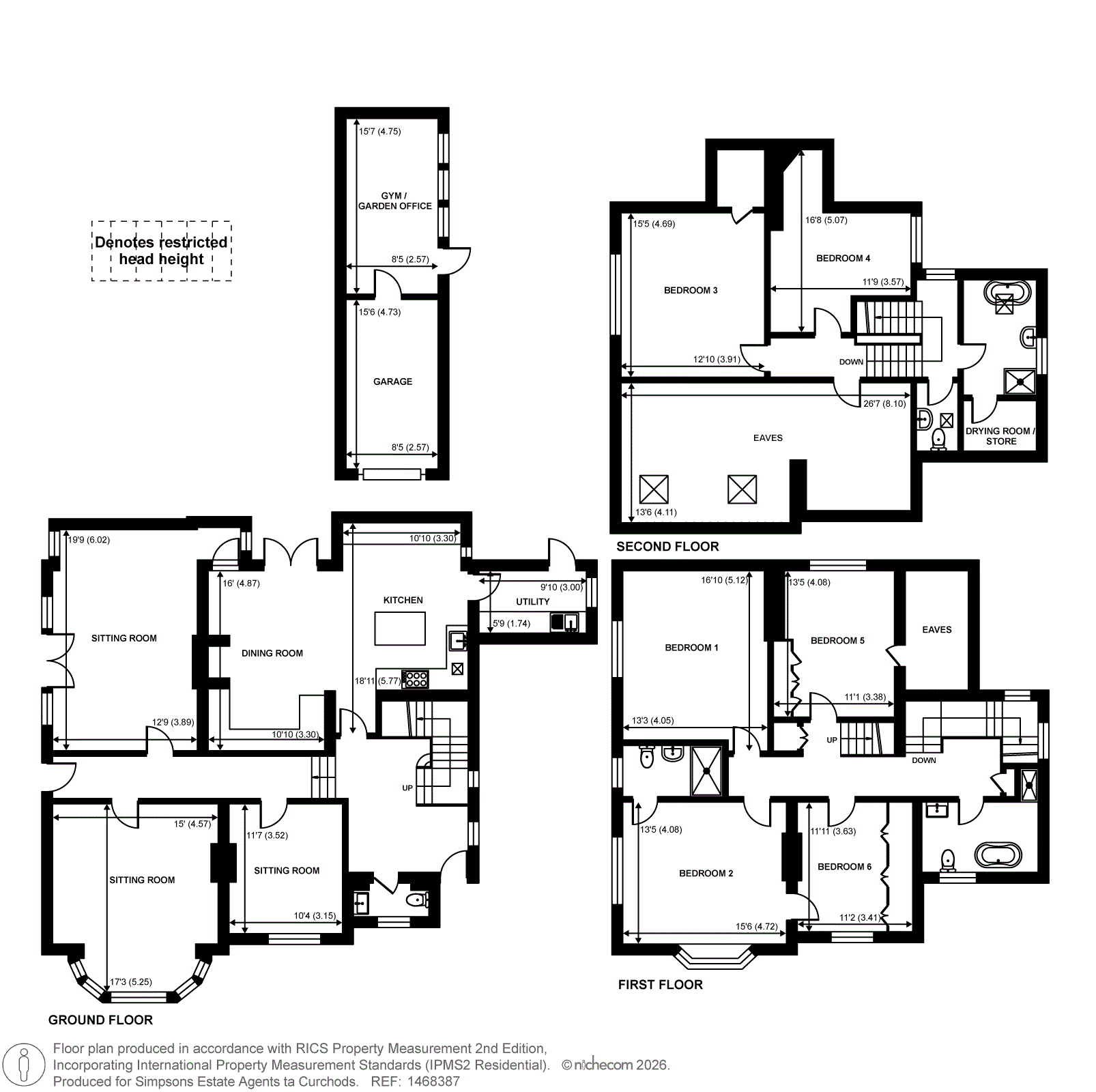 11, Portmore Park Road, Weybridge floorplan