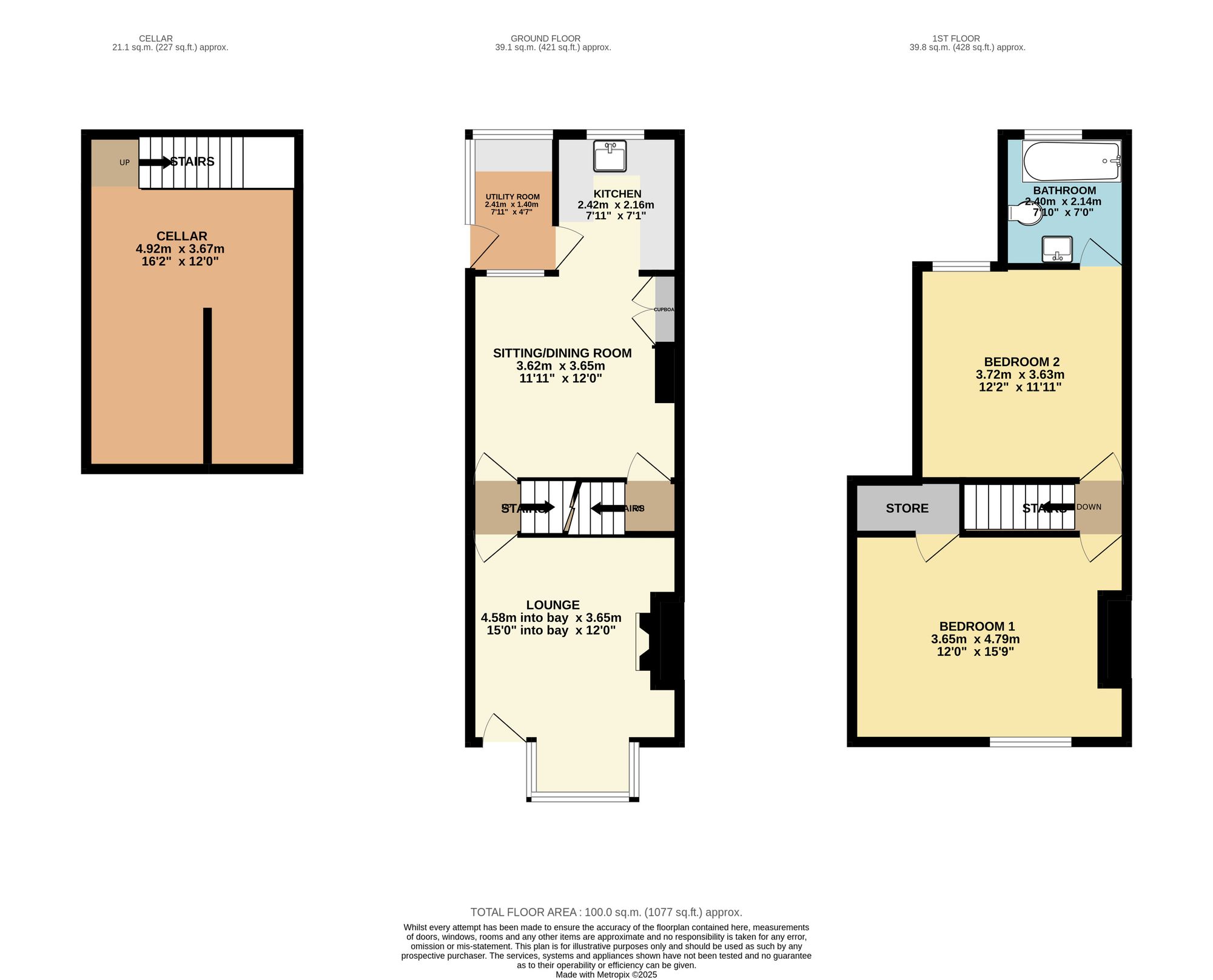 612 Chatsworth Road, Chesterfield floorplan