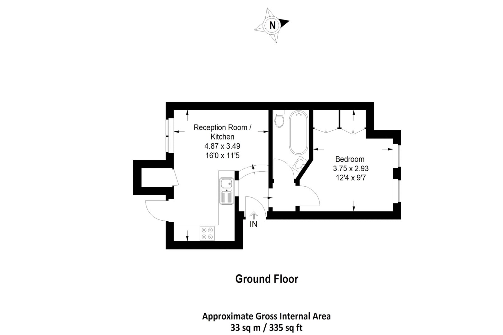 Algiers Road, Ladywell SE13, 1 bedroom flat to rent 64851212