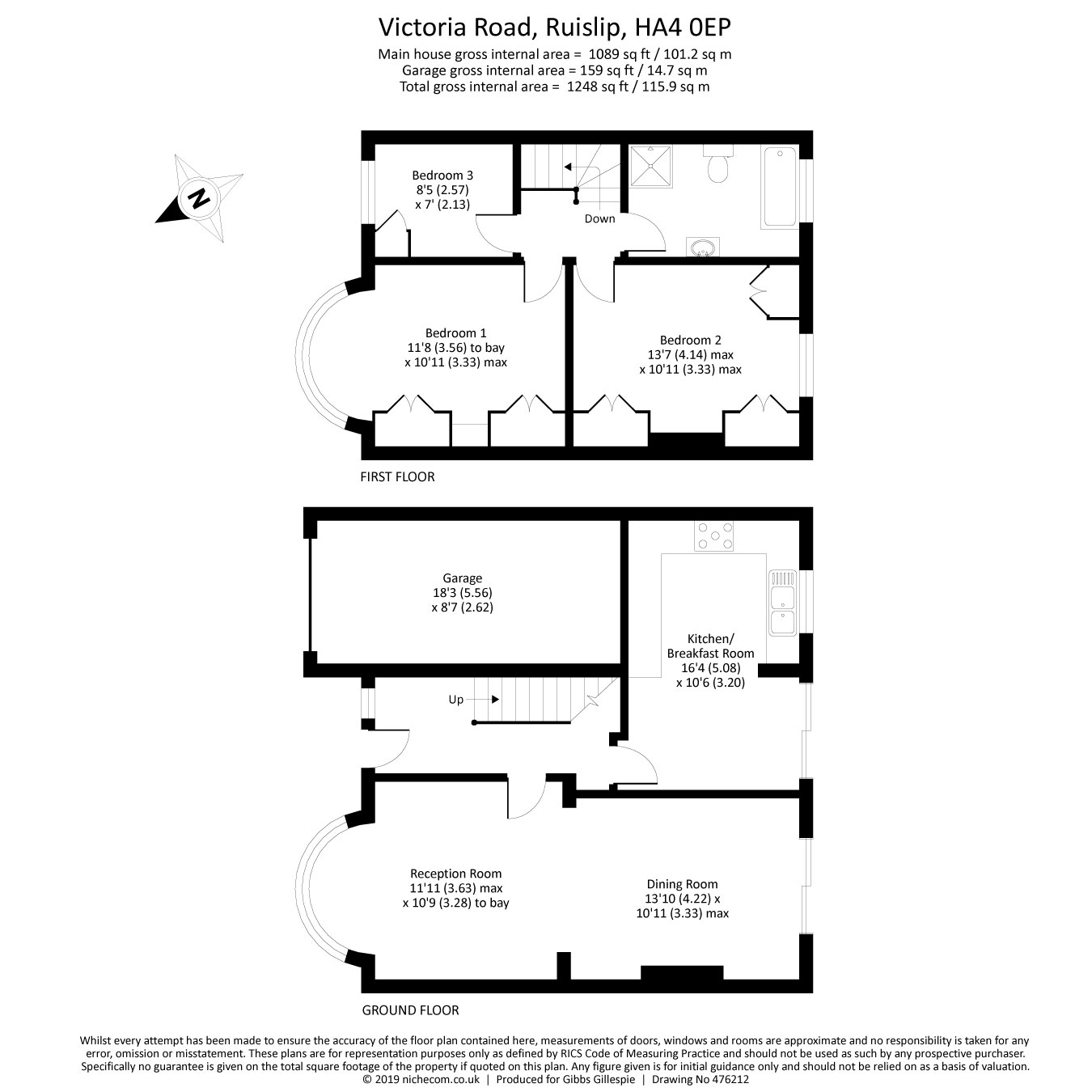 3 Bedrooms End terrace house for sale in Victoria Road, Ruislip, Middlesex HA4