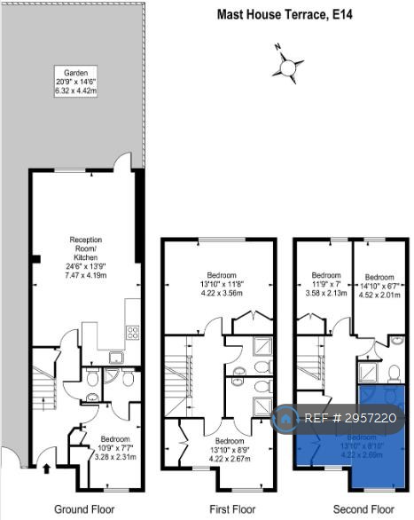 Masthouse, London floorplan