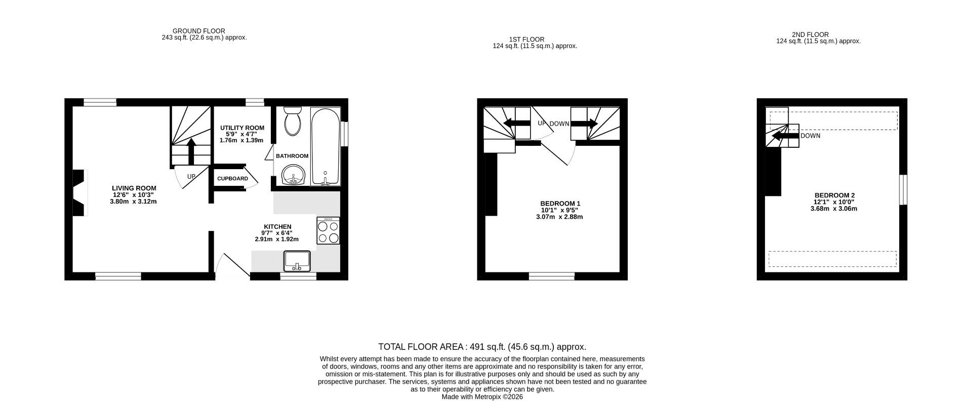 143, Gloucester Road, Stonehouse floorplan