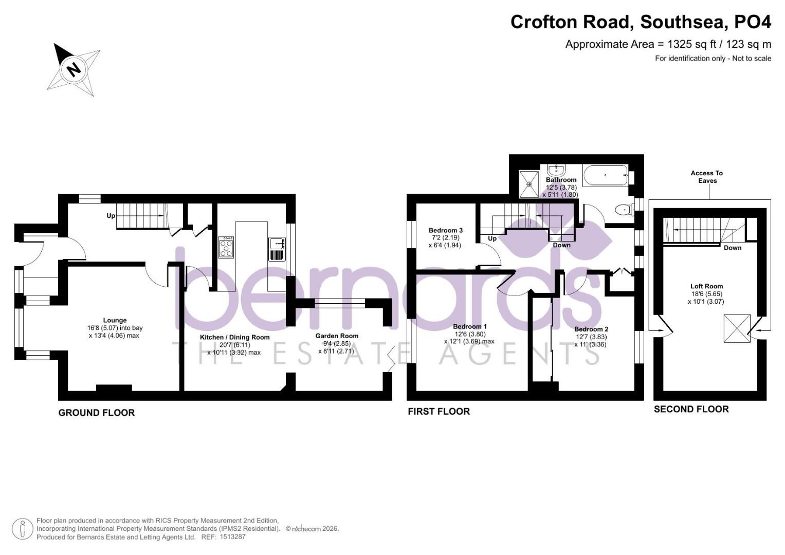 43, Crofton Road, Southsea floorplan