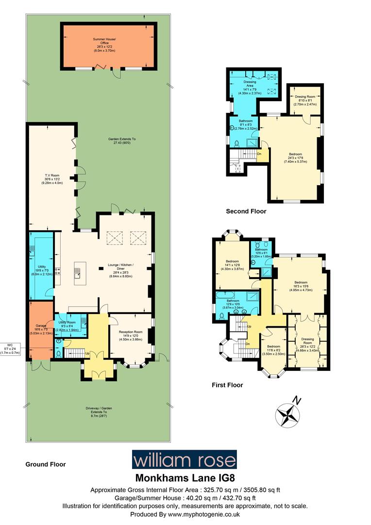34, Monkhams Lane, Woodford Green floorplan