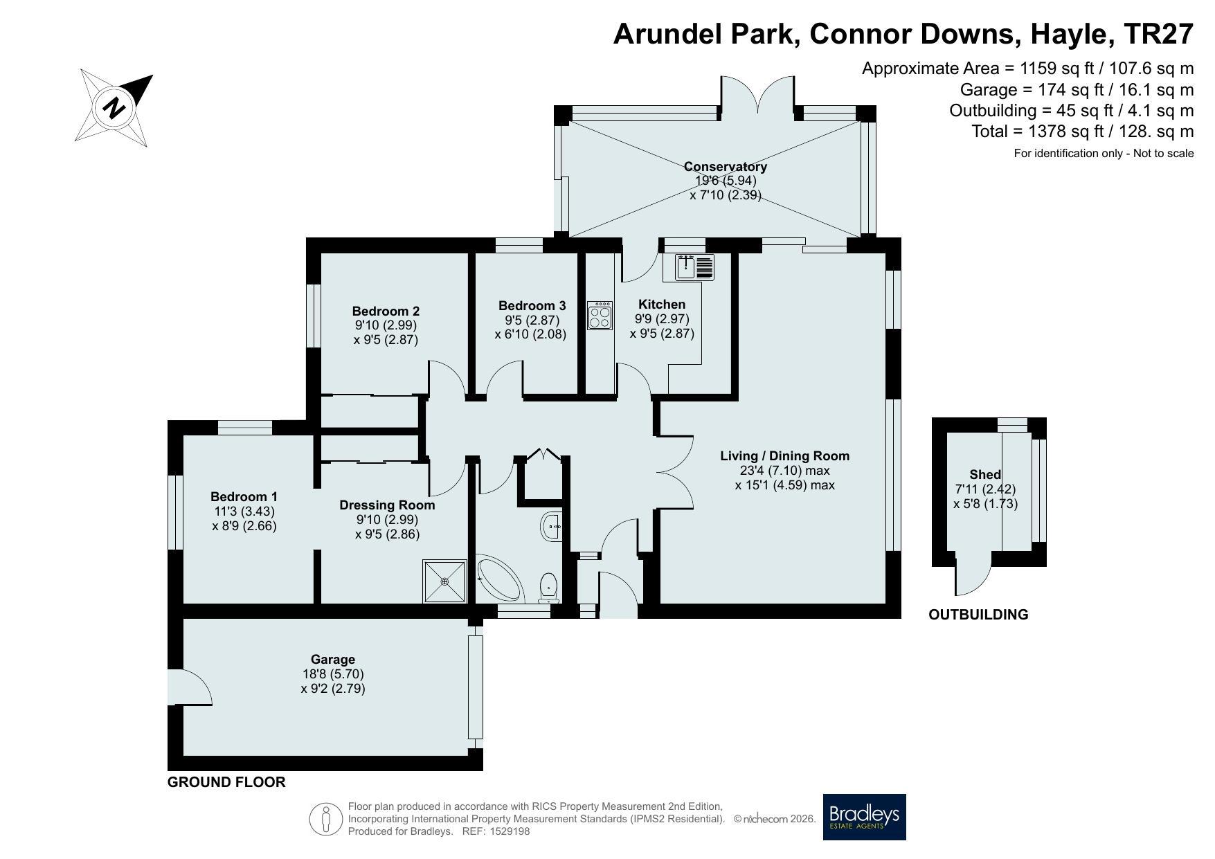 3, Arundel Park, Hayle floorplan