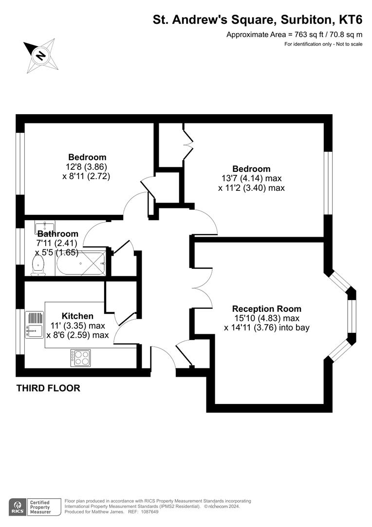 St. Andrews Square, Surbiton KT6, 2 bedroom flat for sale 66782024