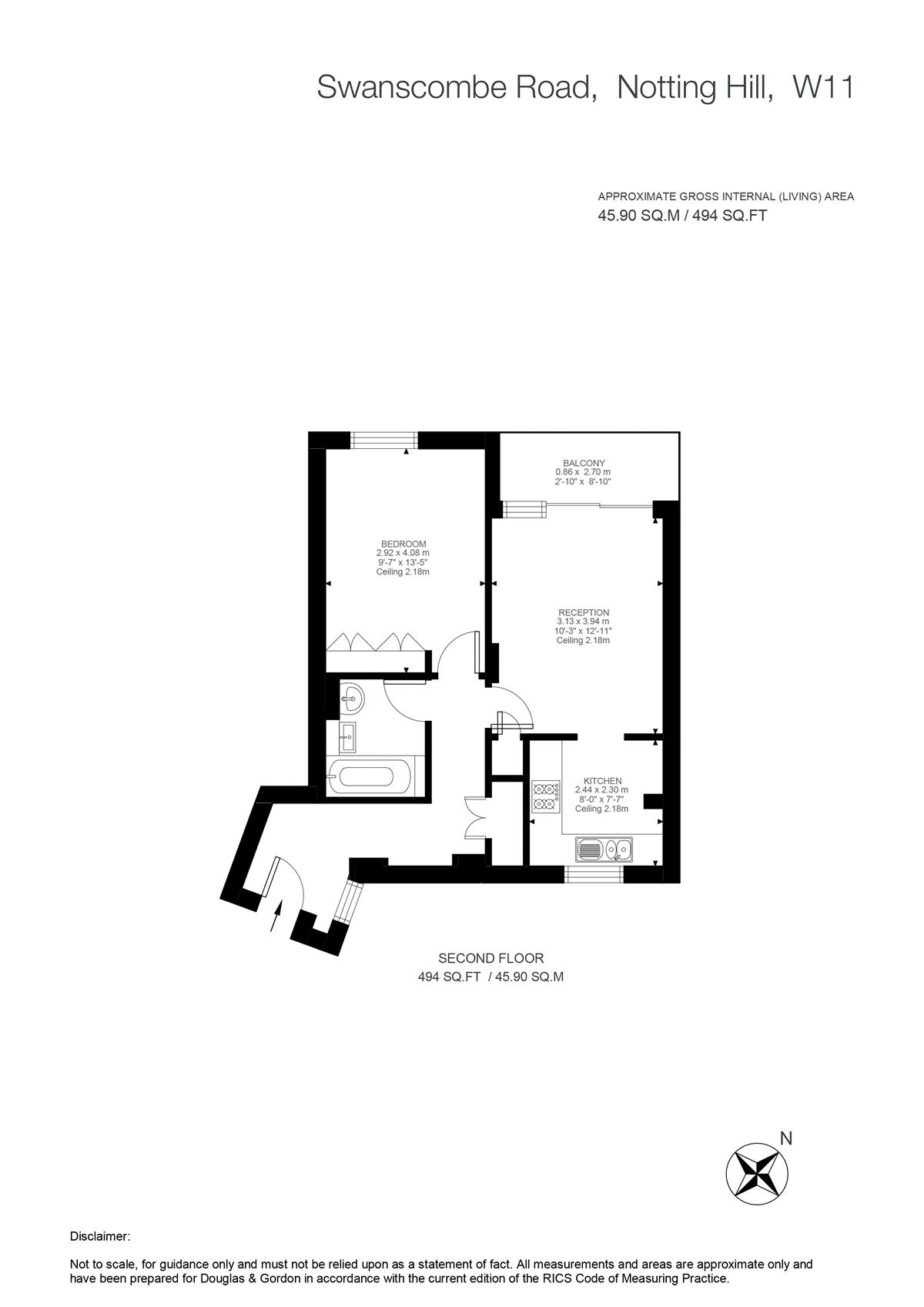 Road, London W11, 1 bedroom flat for sale 61904428