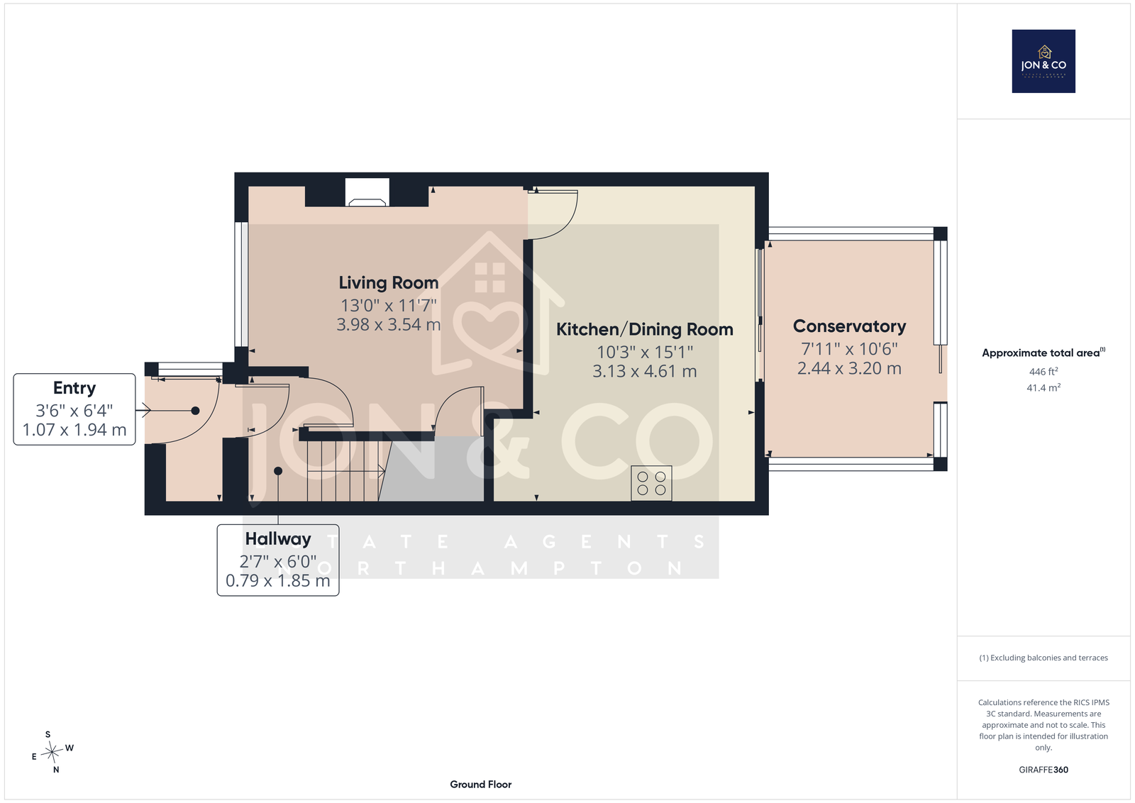 9, Rutland Walk, Northampton floorplan