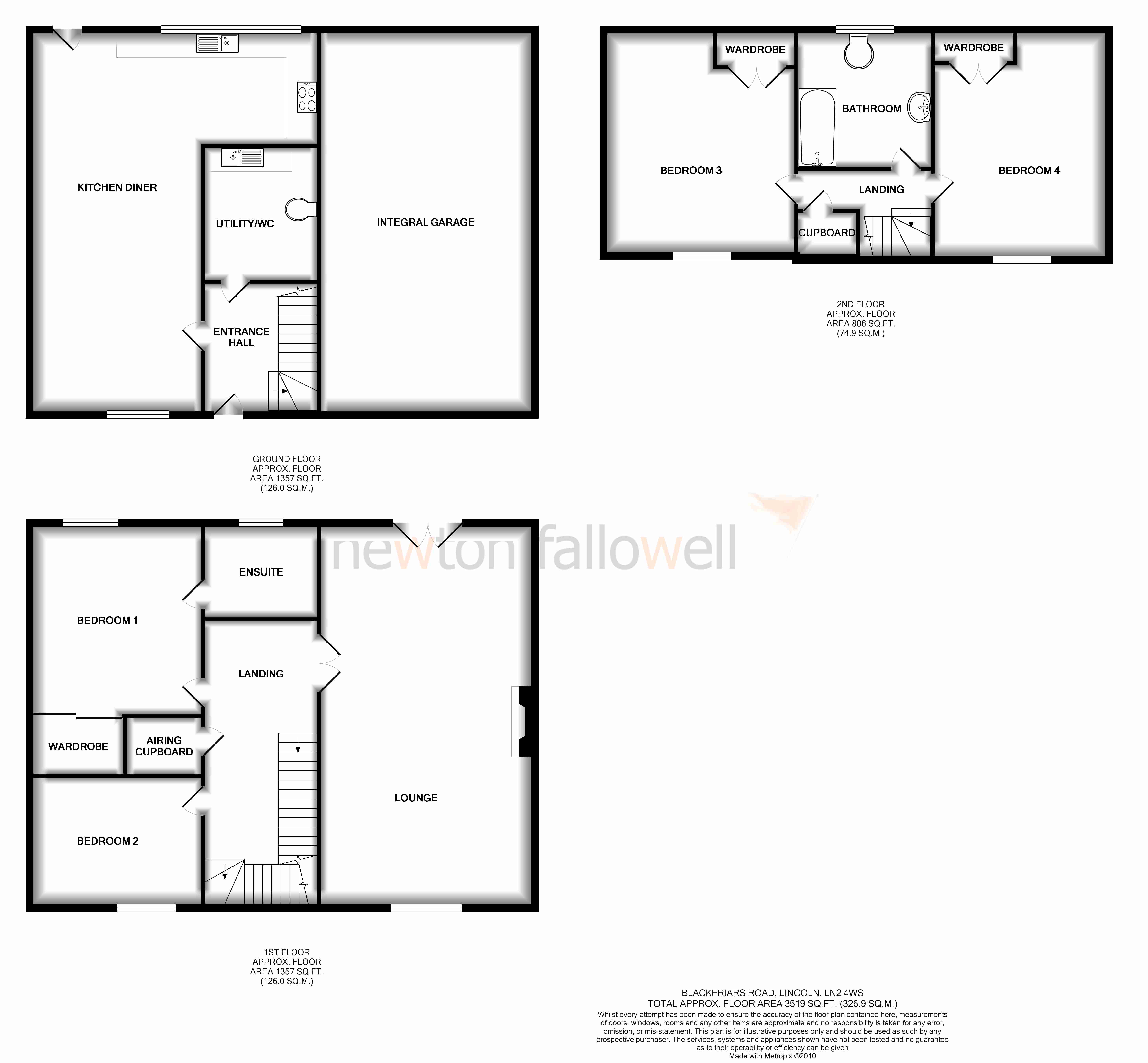 4 Bedrooms Semi-detached house to rent in Blackfriars Road, Lincoln LN2