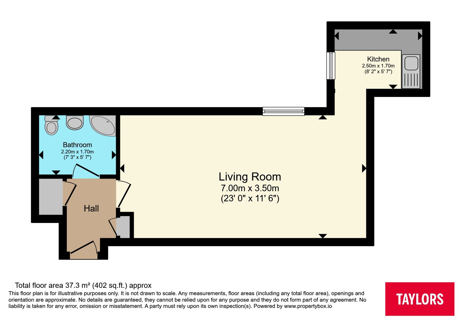 Flat 23, The Hawkins Building, 2, Dunster Street, Northamptonshire floorplan