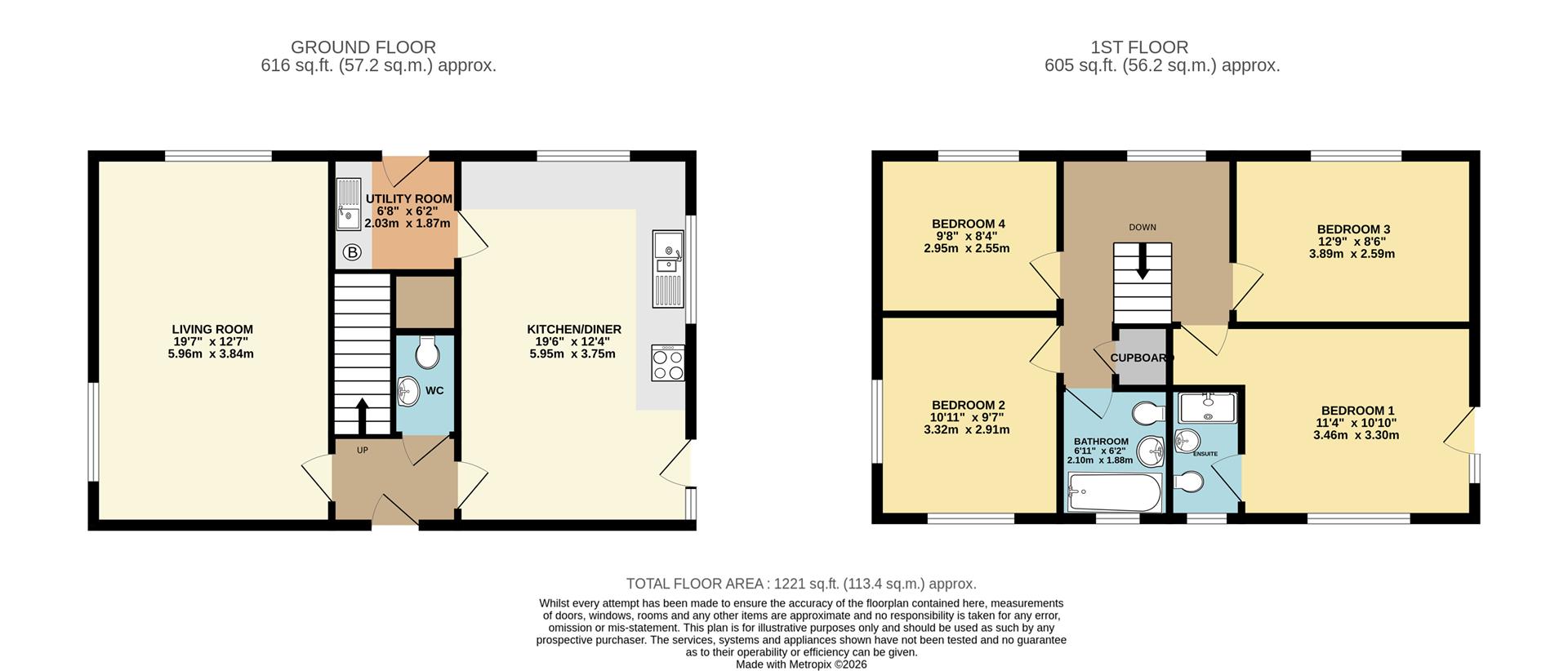 12, Kings Drive, Totnes floorplan