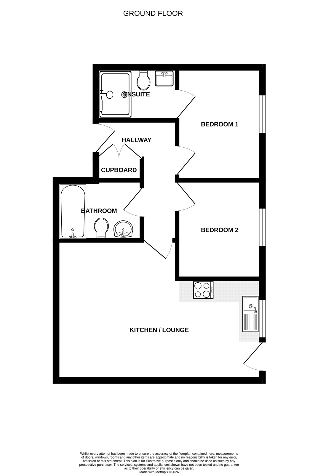 25 Providence House,, Bartley Way, Hampshire floorplan