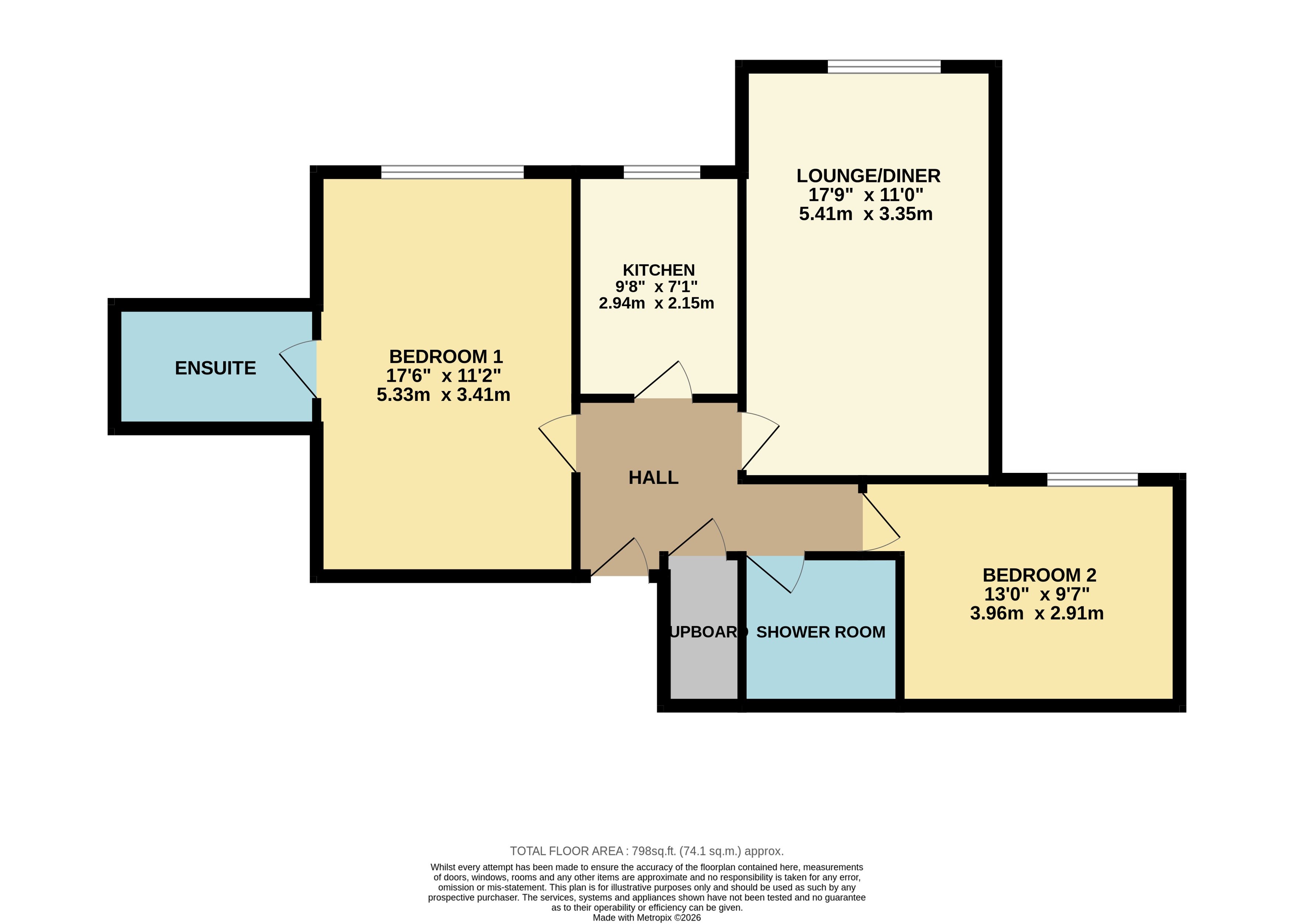 11, Marine Point, Barton On Sea floorplan