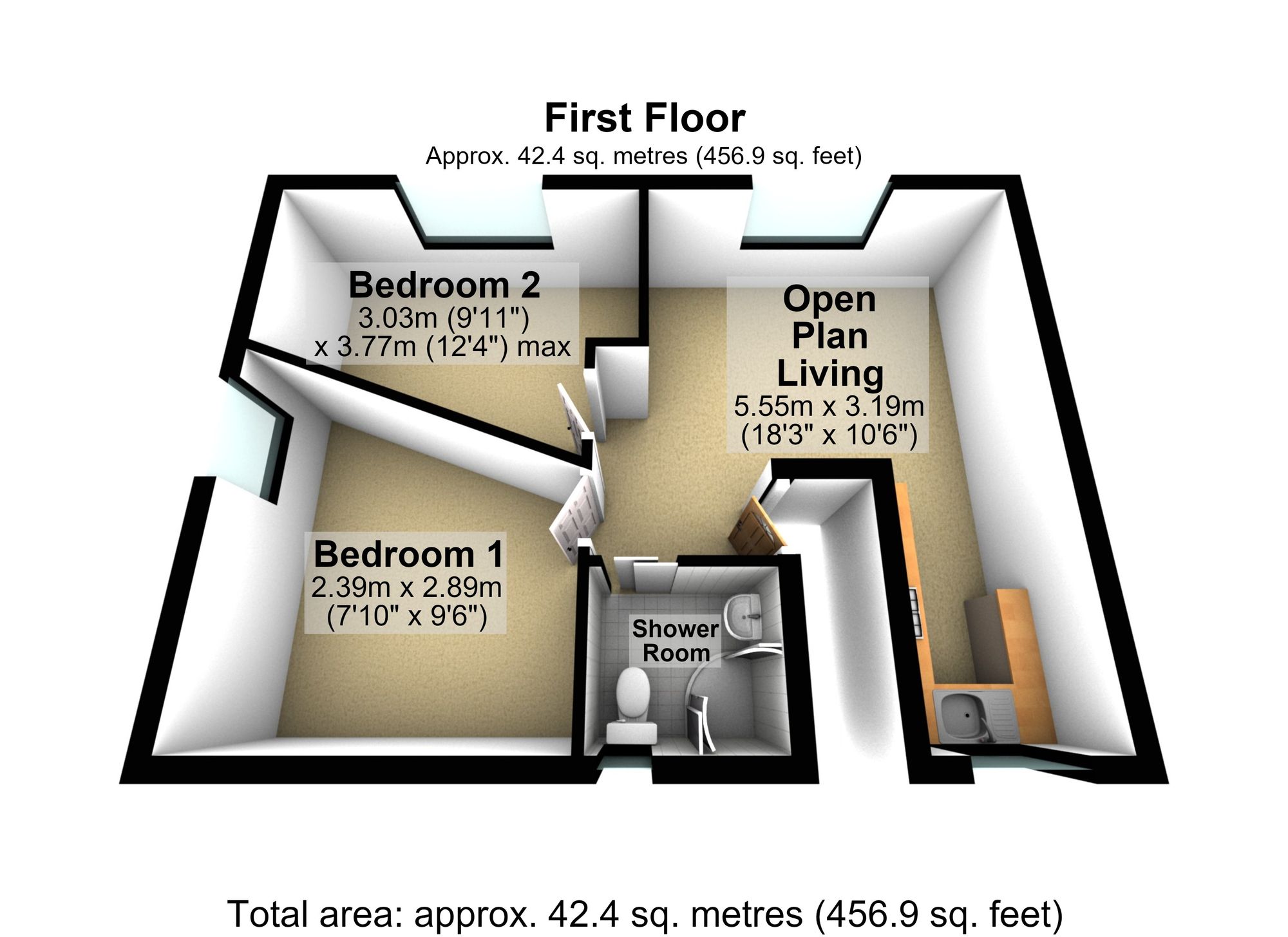 85a Fore Street, Brixham floorplan
