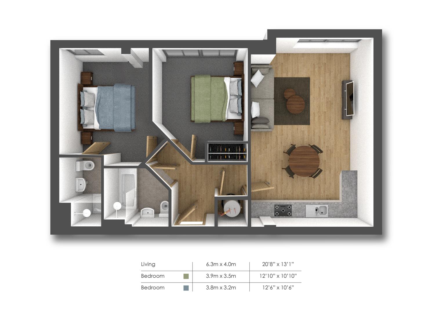 18, Bradley Court, Camberley floorplan