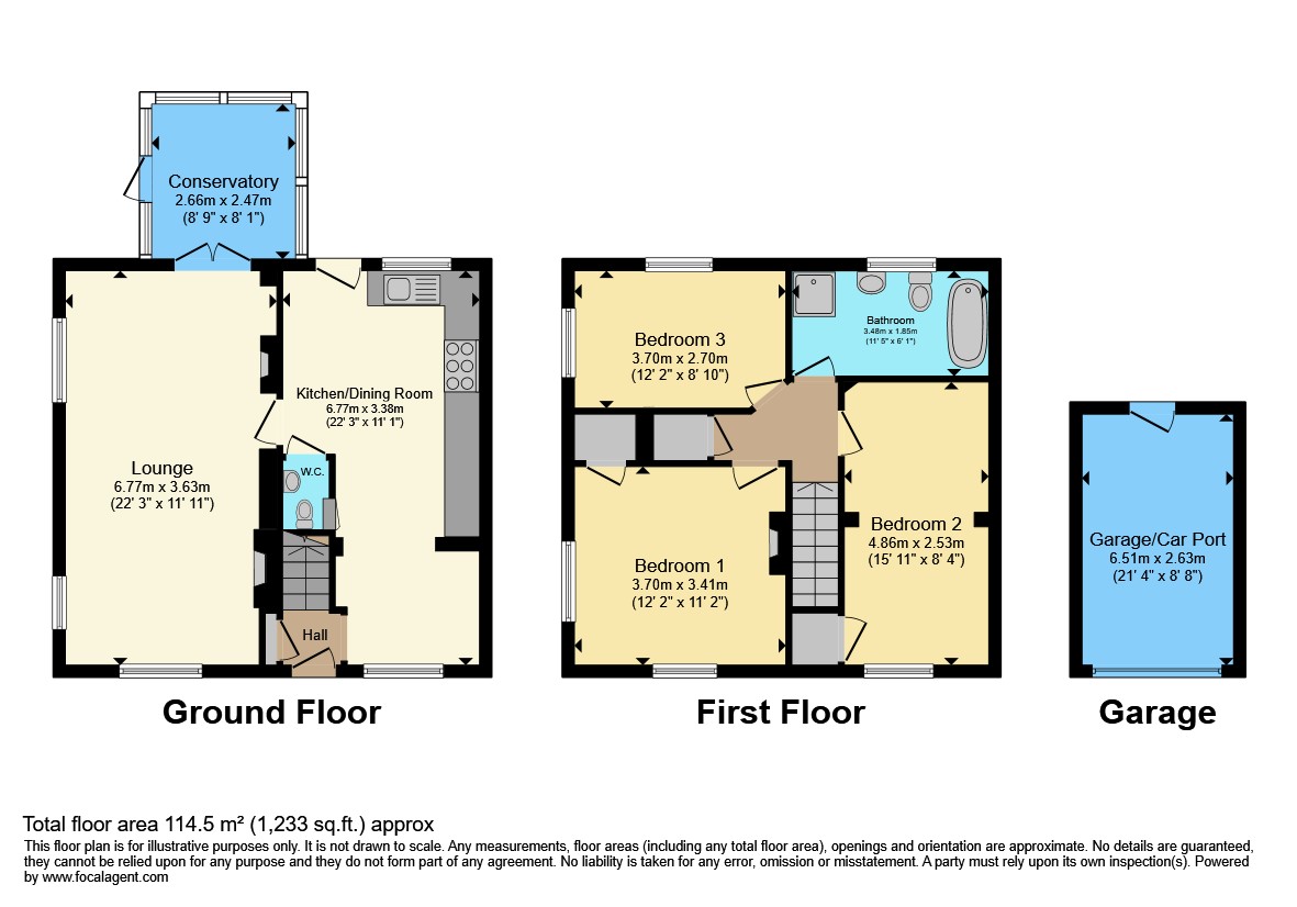 Elliott Cottage, Luddenham, Faversham floorplan
