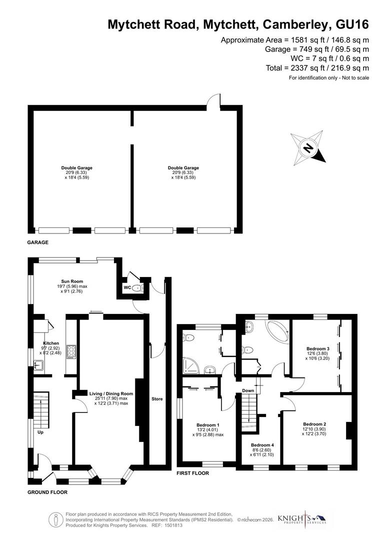 262, Mytchett Road, Mytchett, Camberley floorplan