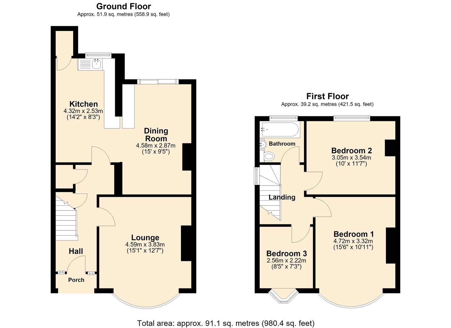 Kingston Road, Willerby floorplan