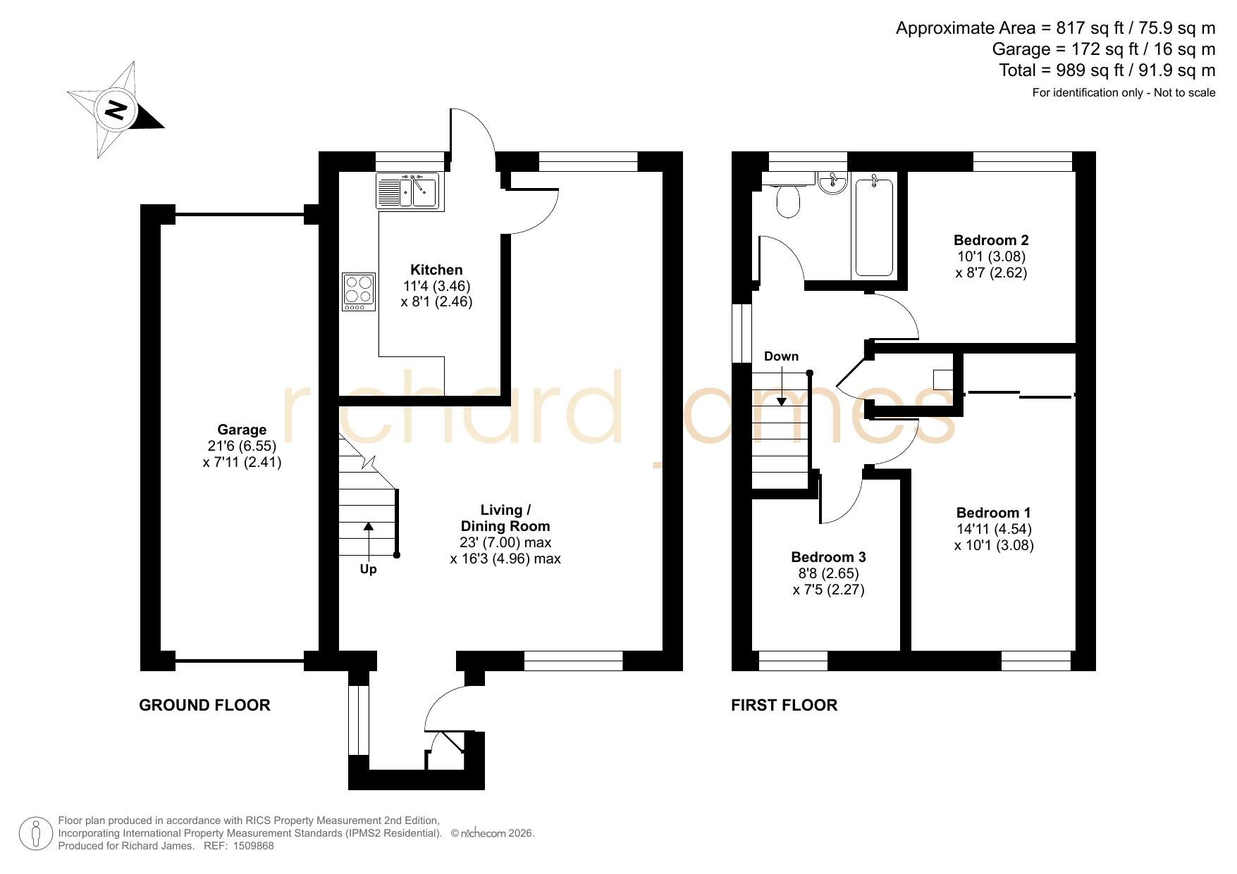 48, Kershaw Road, Swindon floorplan