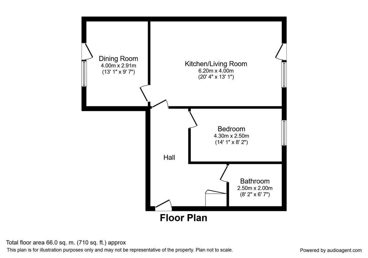 1 Bedrooms Flat to rent in Little London Road, Sheffield S8