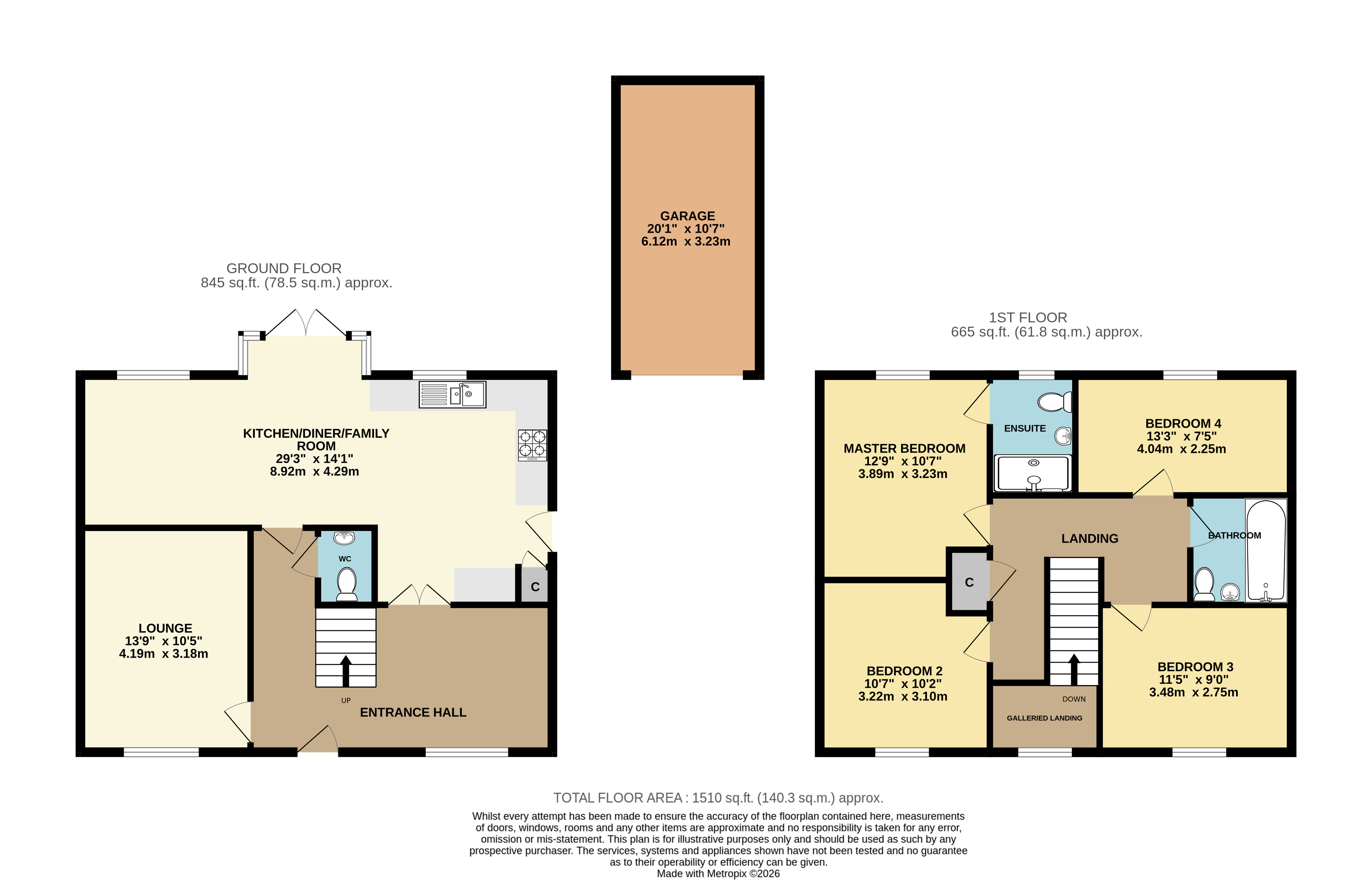 7, Muddle Brook, Barnstaple floorplan