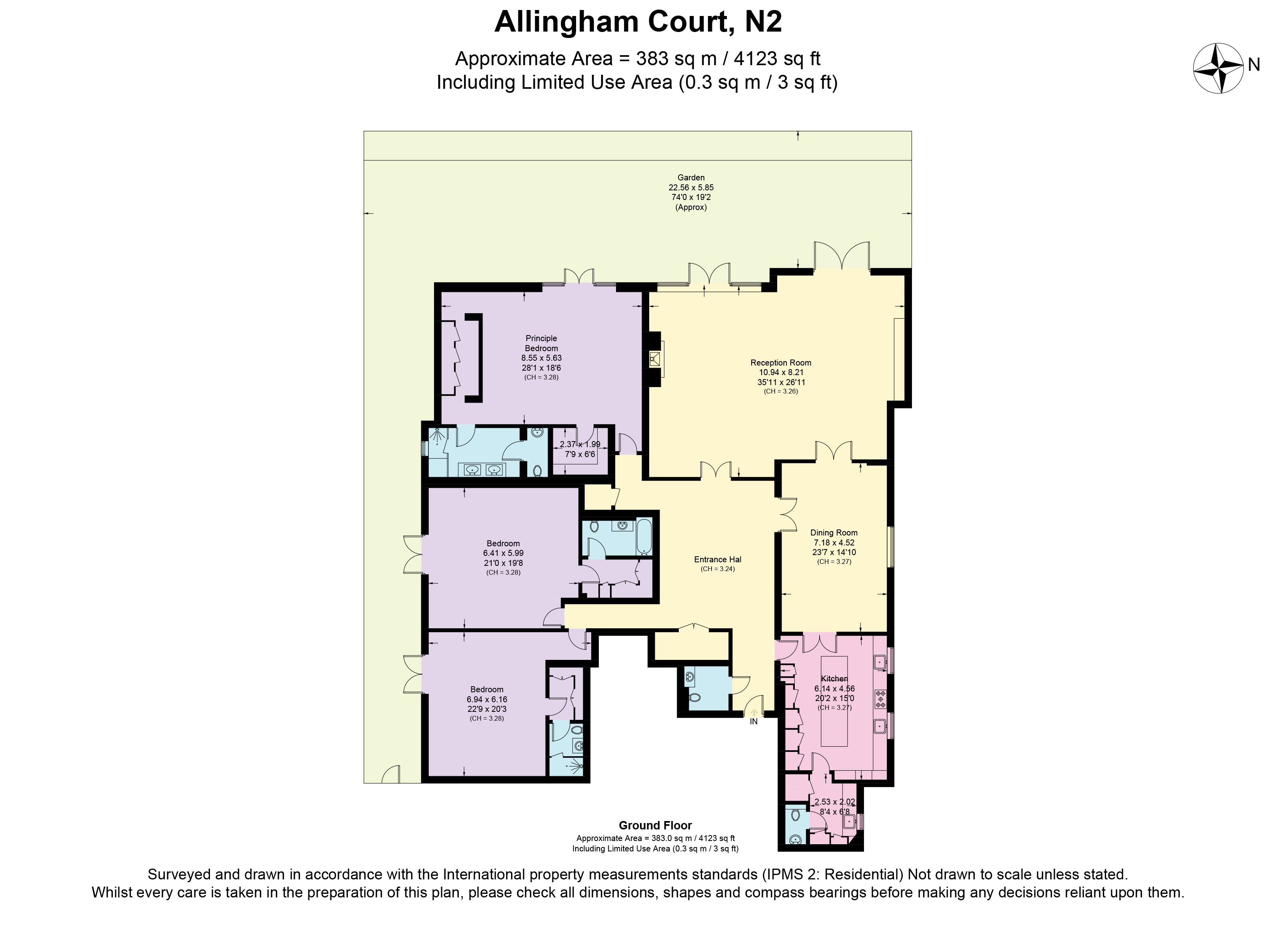 44, The Bishops Avenue, London floorplan