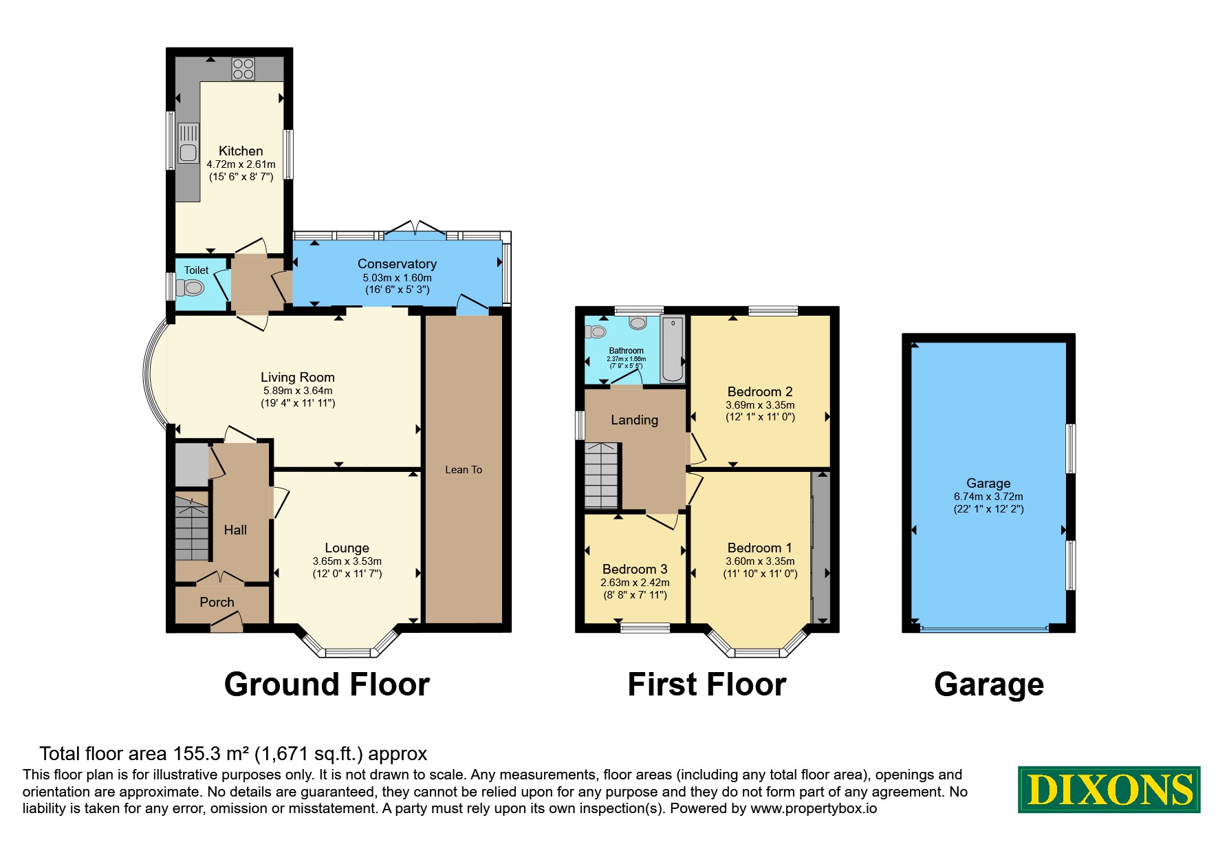 1, Spring Grove Crescent, Worcestershire floorplan