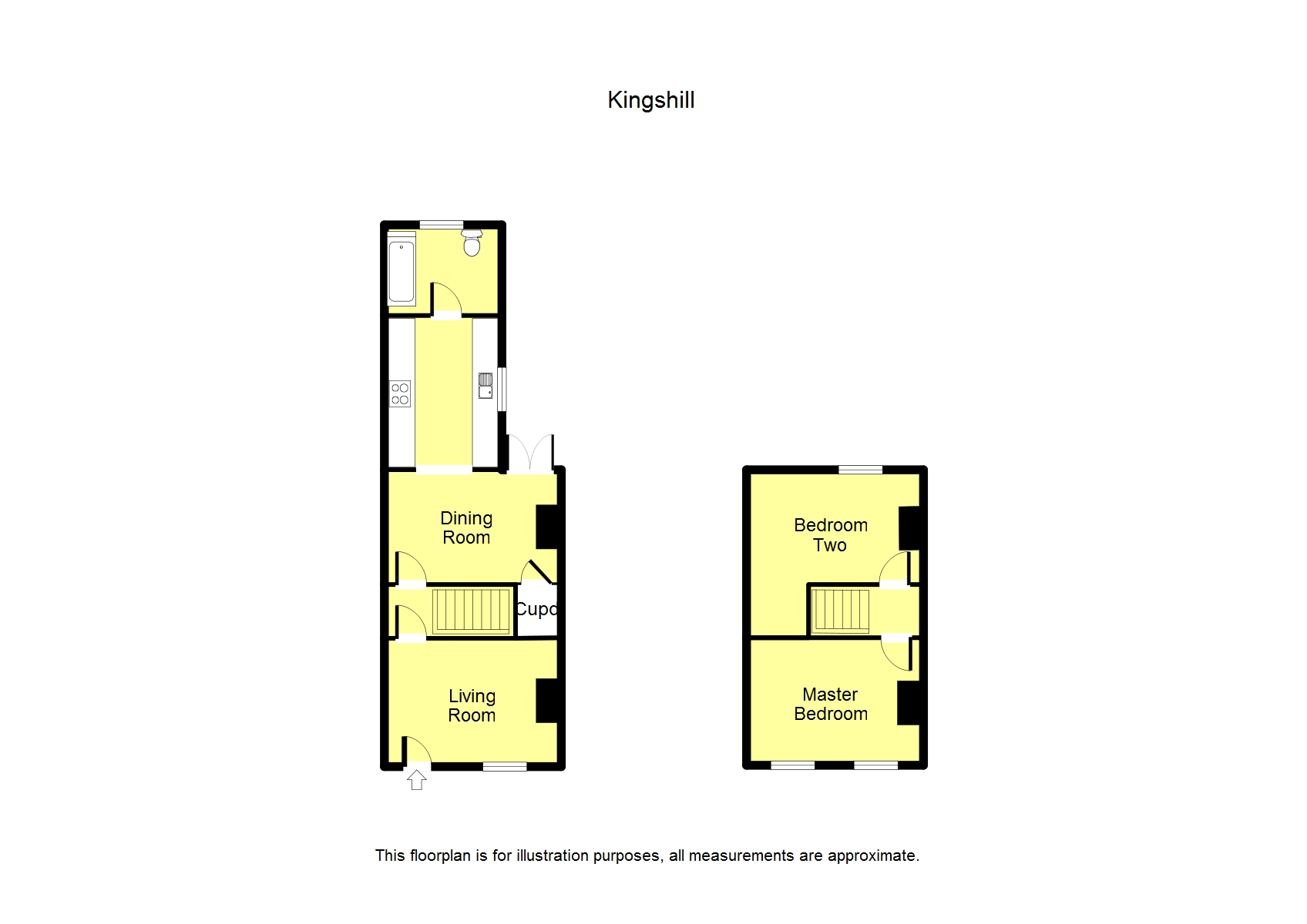 2 Bedrooms Terraced house for sale in Kingshill, Swindon SN1