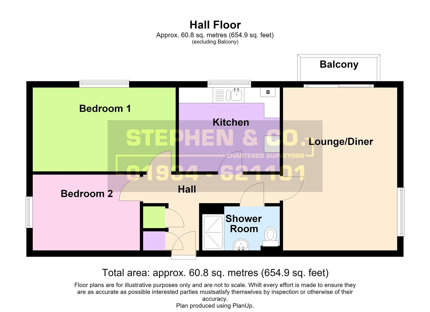 Flat 8 Munscroft Court, 32, Montpelier, Weston-Super-Mare floorplan