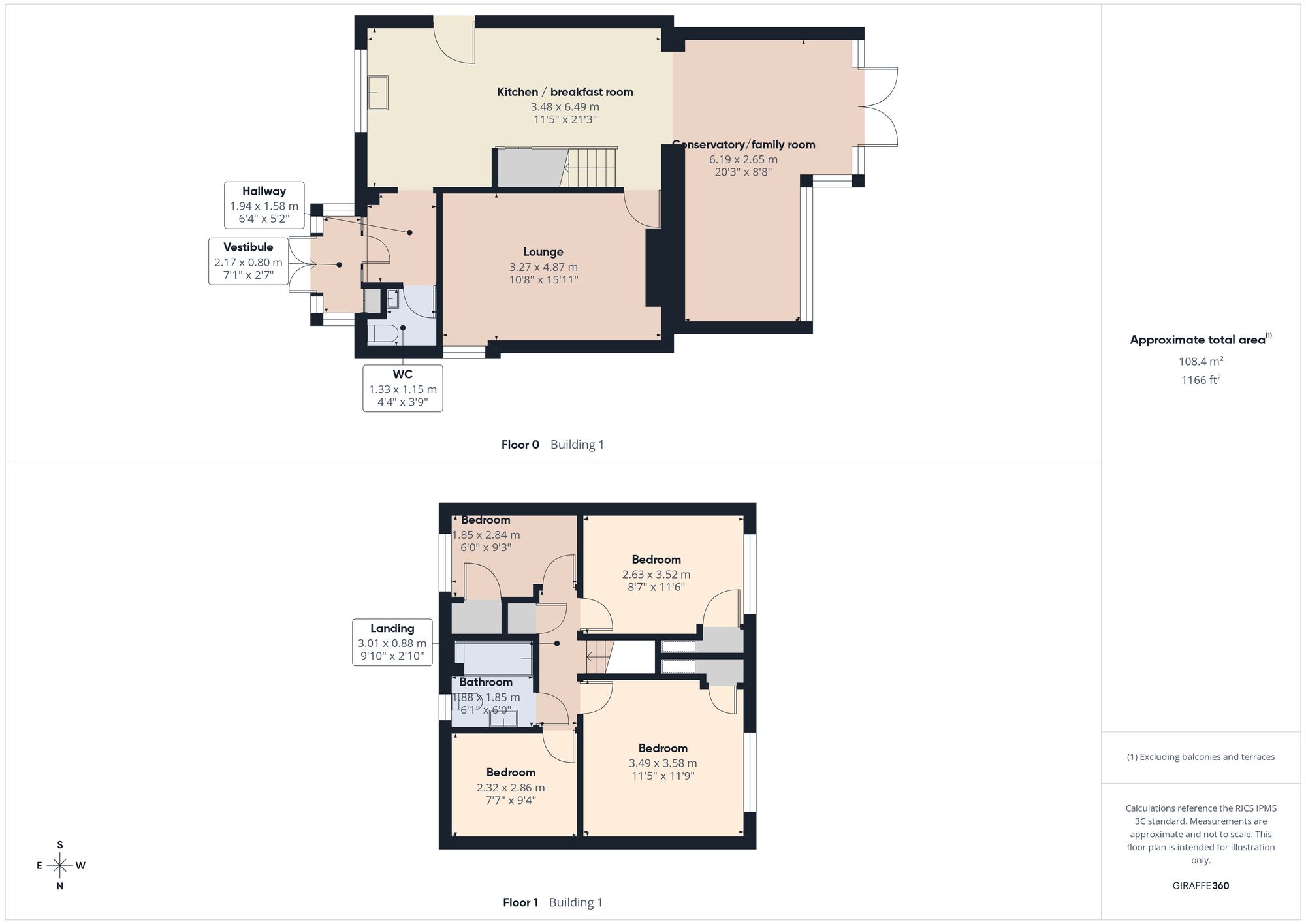 8 Hatford Close, Manchester floorplan