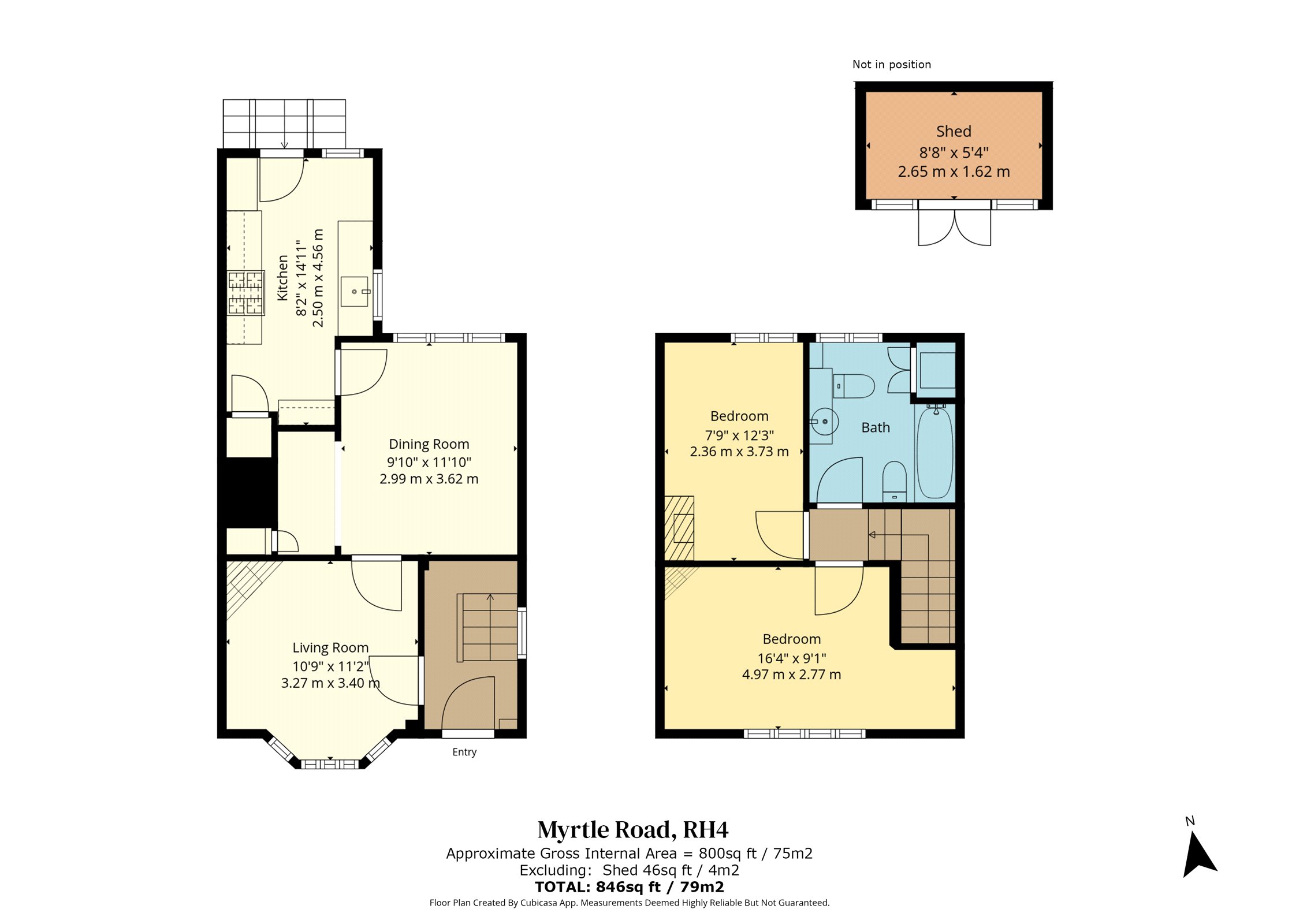 8, Myrtle Road, Surrey floorplan