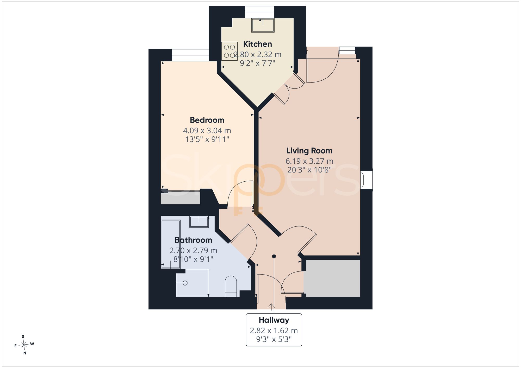 Flat 22, Laurel Court, Folkestone floorplan