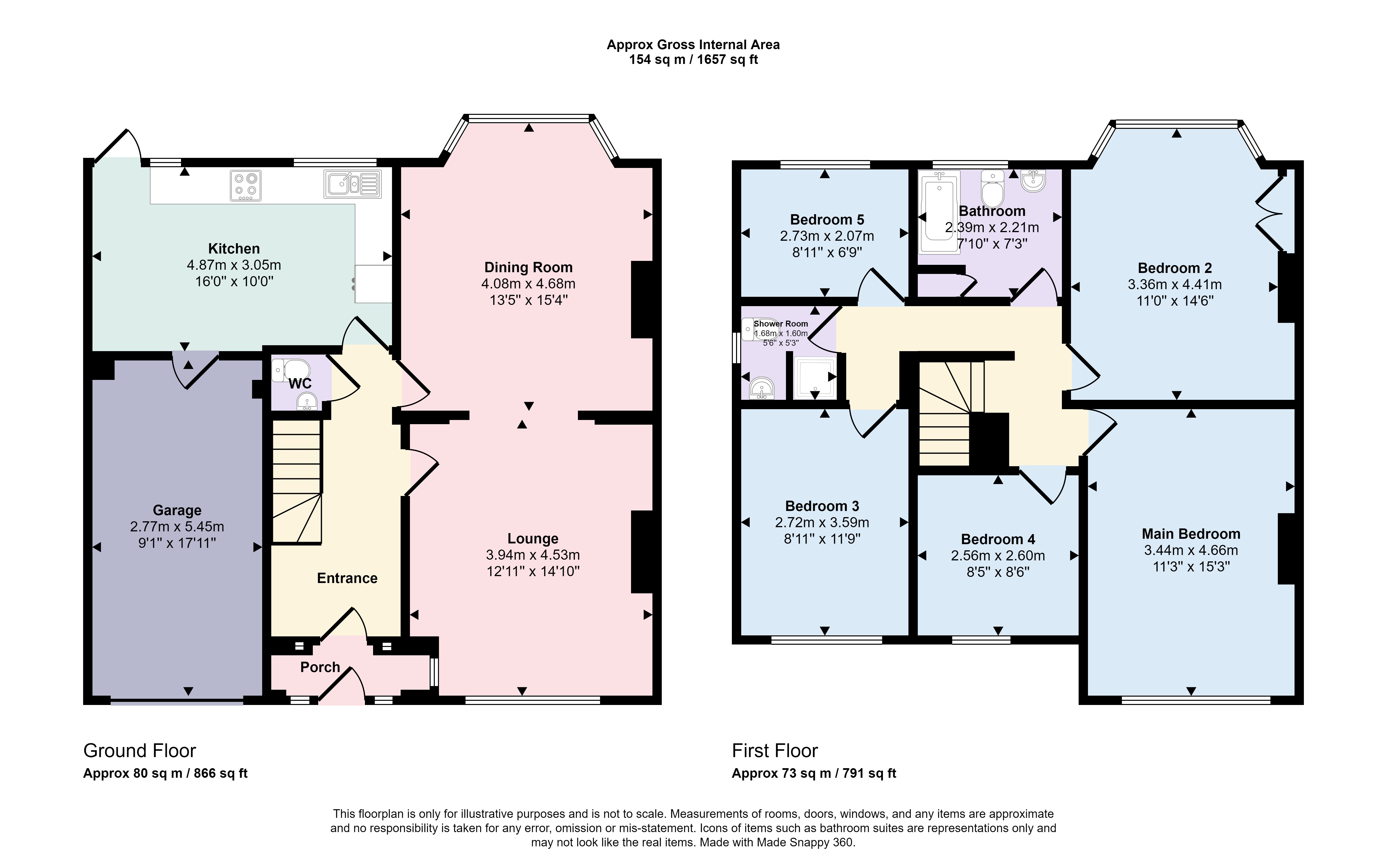 72, Abbots Gardens, London floorplan