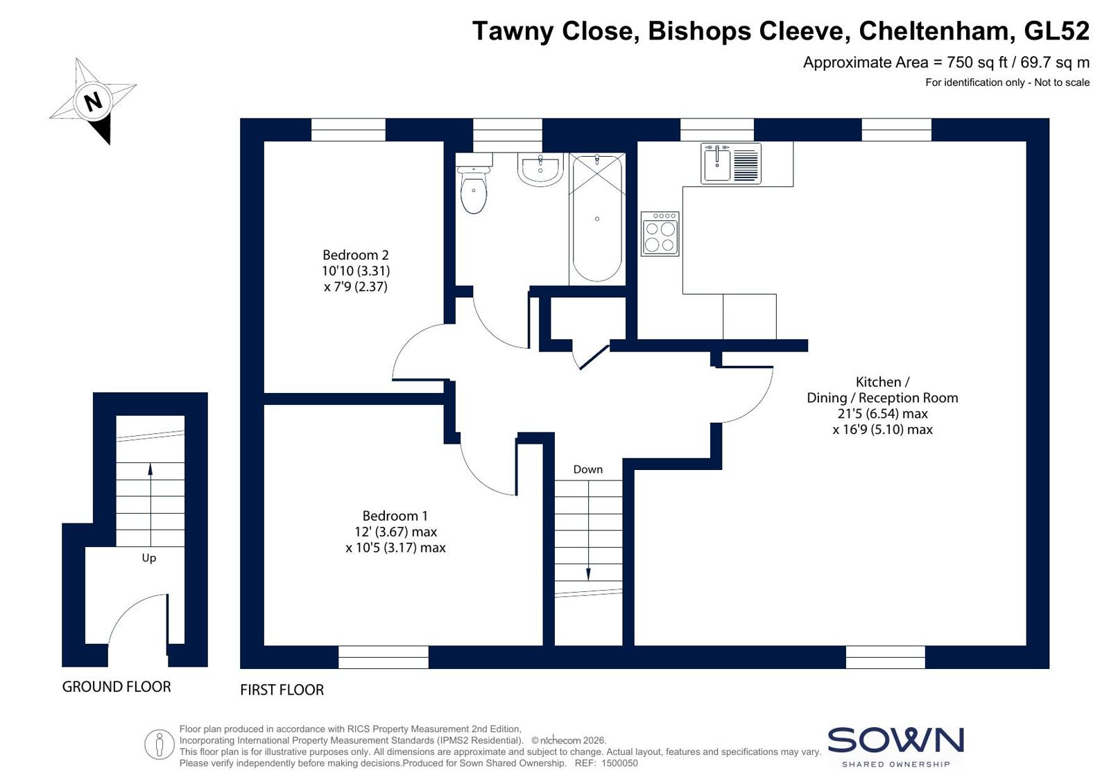 SNG SO, 36, Tawny Close, Cheltenham floorplan