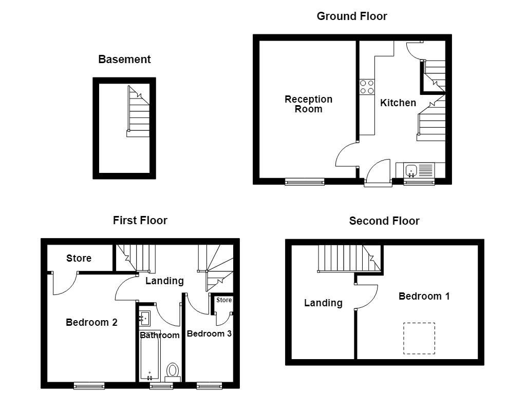 60, Booth Road, Rossendale floorplan