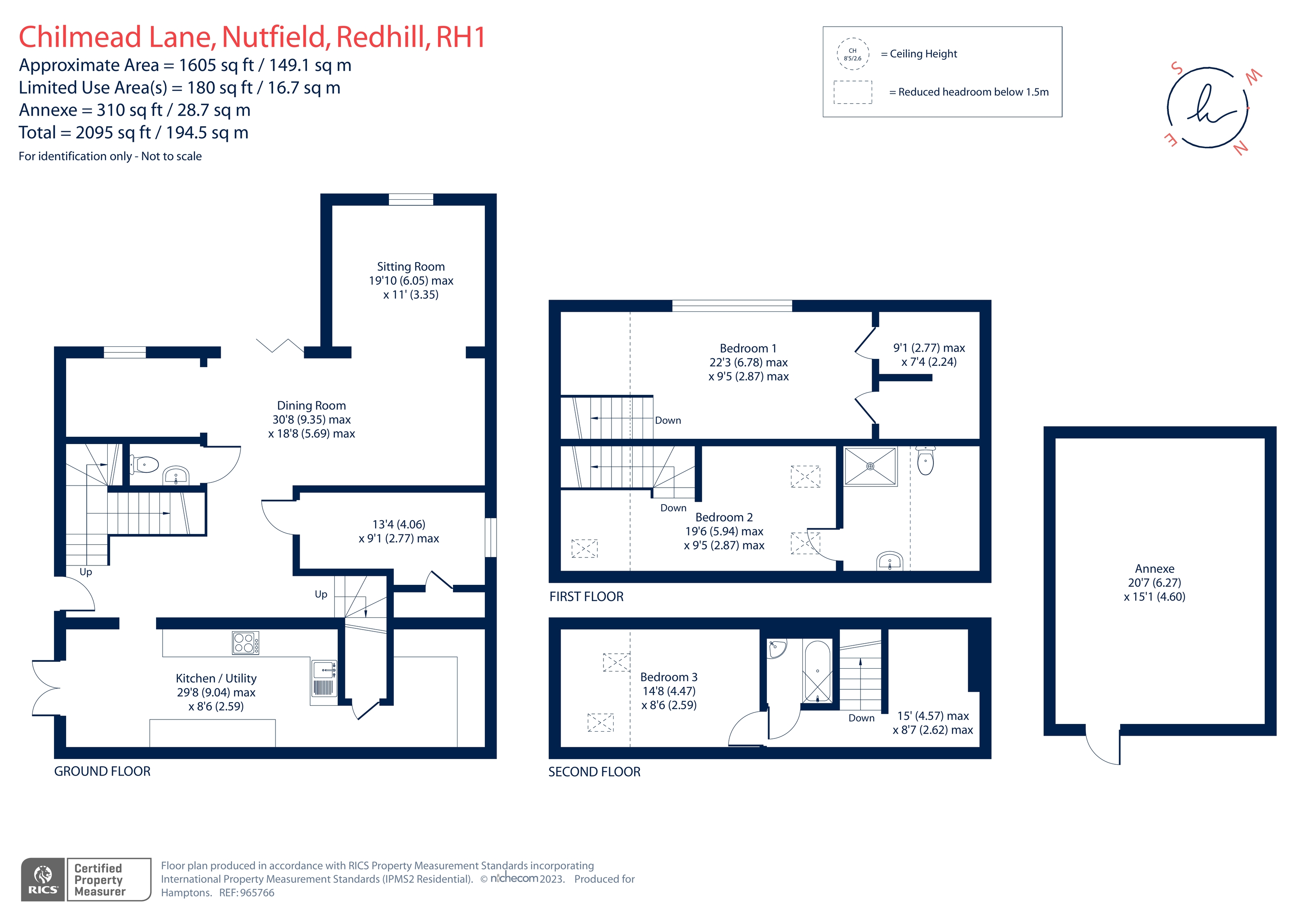 Chilmead Lane, Nutfield, Redhill RH1, 4 bedroom barn conversion to rent