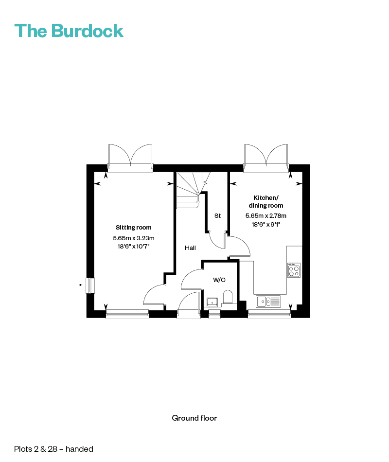 2, Land Off Ditchling Road, Wivelsfield, Rh17 7Rf floorplan