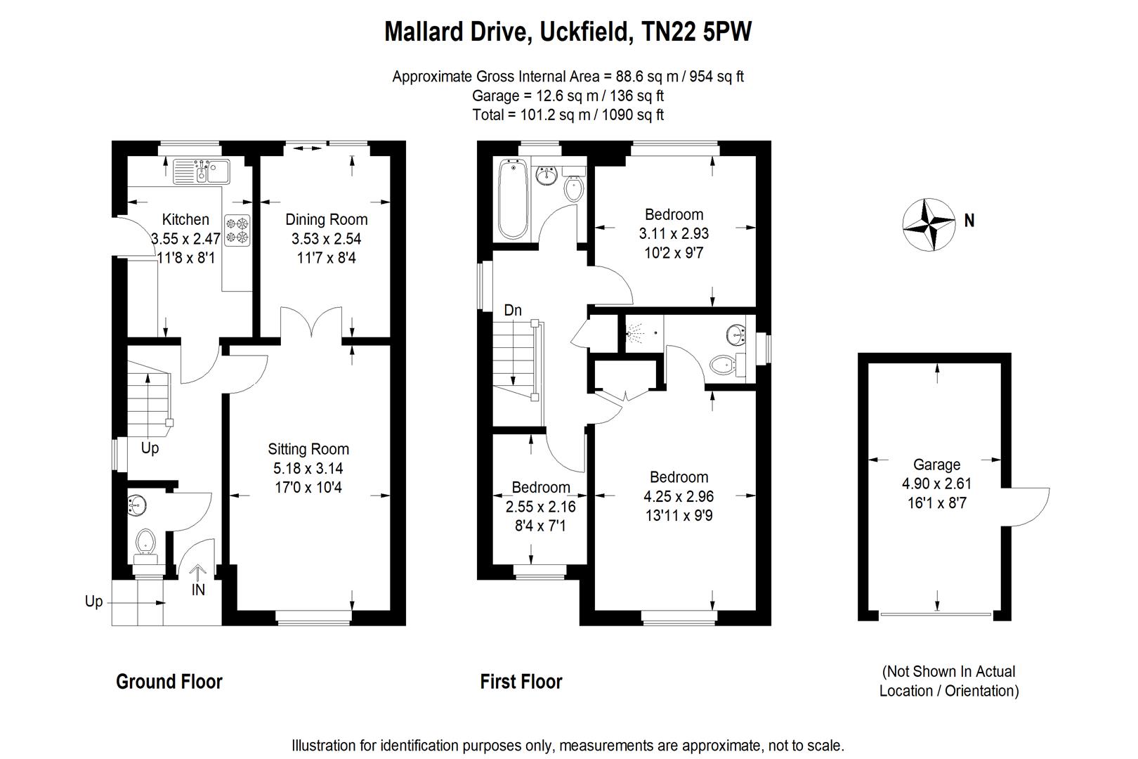 3 Bedrooms Detached house for sale in Mallard Drive, Ridgewood, Uckfield TN22