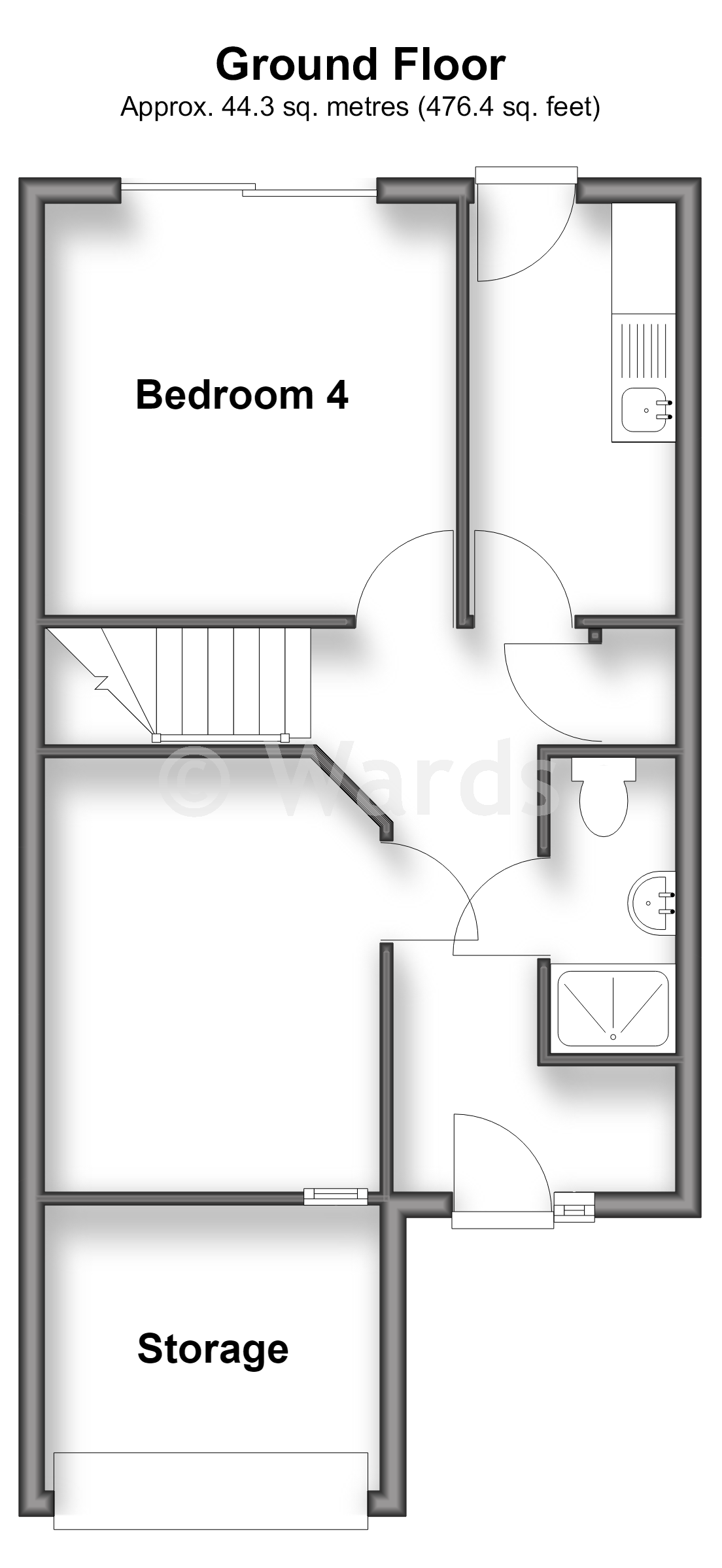 9, Sallow Close, Chatham floorplan